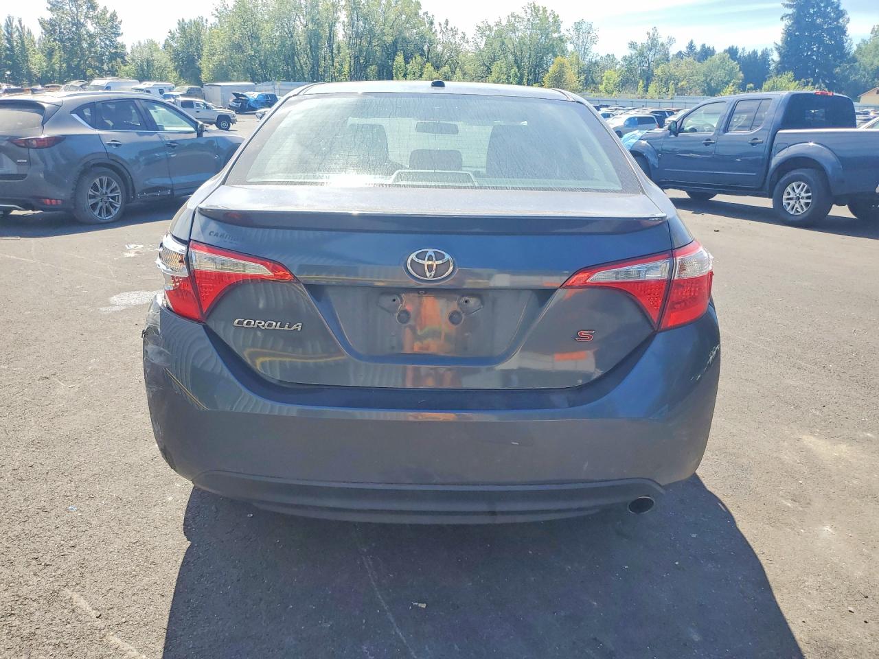 2015 Toyota Corolla S Premium Blue vin: 2T1BURHE8FC431539