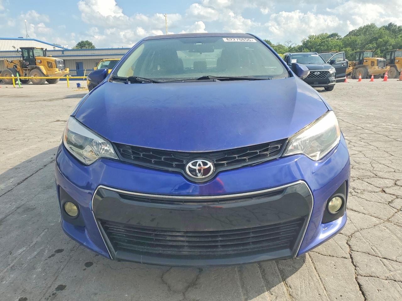 2015 Toyota Corolla S Plus Blue vin: 2T1BURHE8FC432674