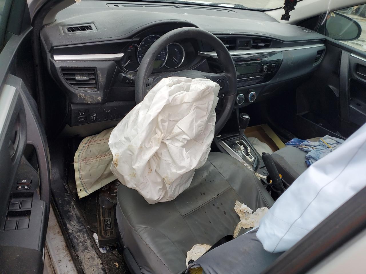 2015 Toyota Corolla L Silver vin: 2T1BURHE8FC434263