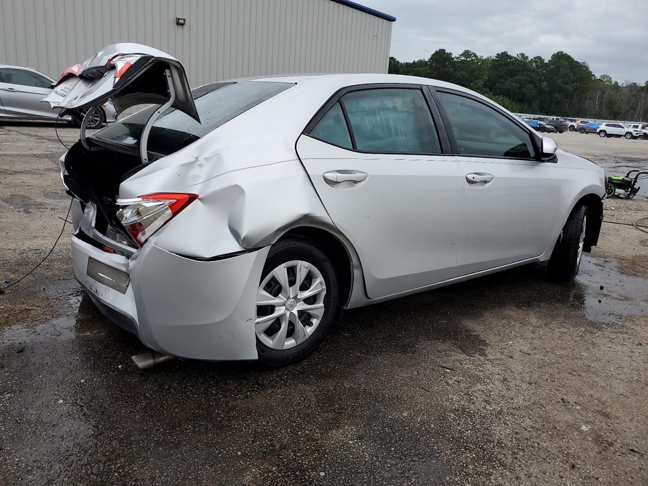 2015 Toyota Corolla L Silver vin: 2T1BURHE8FC434263