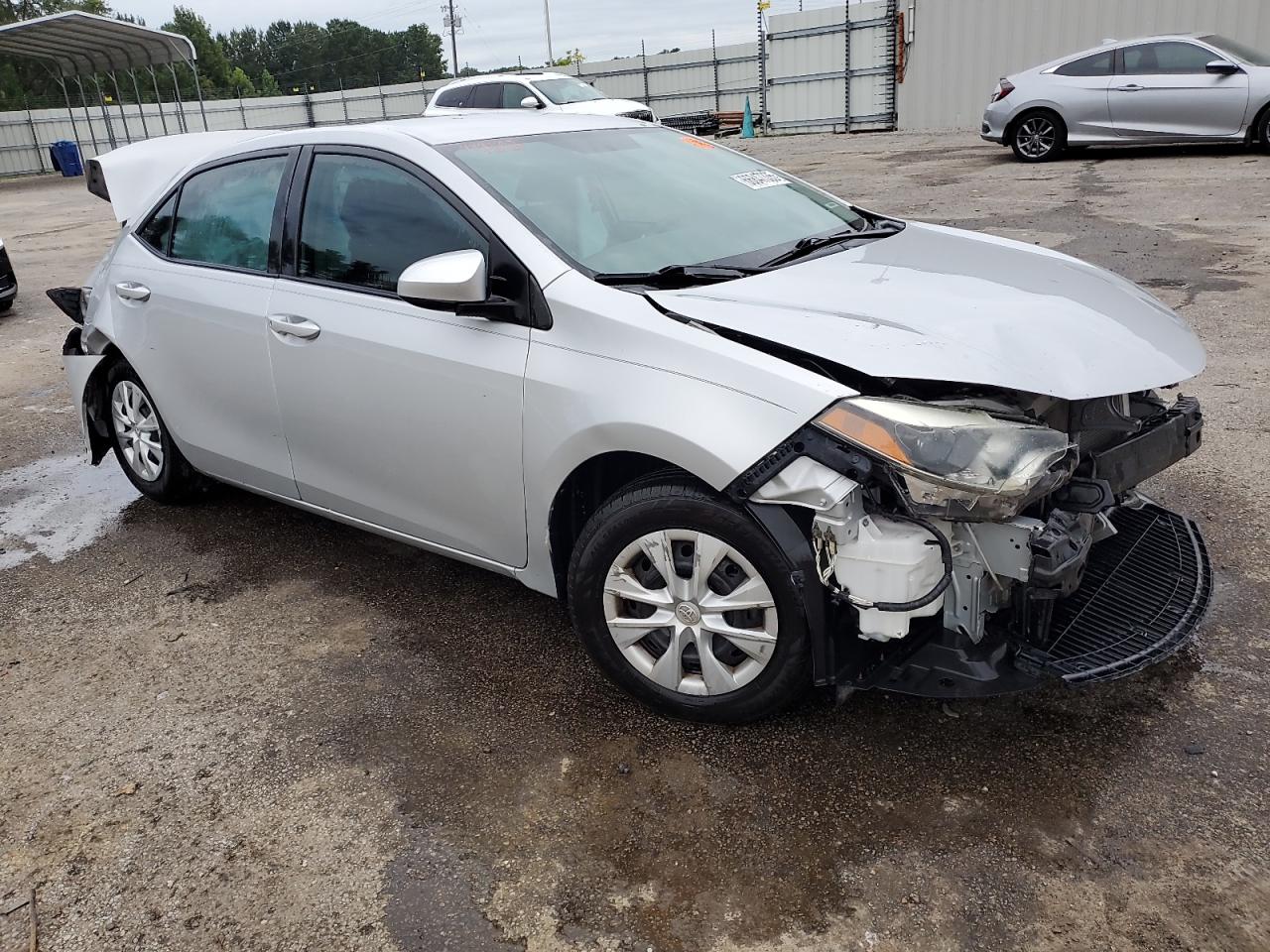2015 Toyota Corolla L Silver vin: 2T1BURHE8FC434263