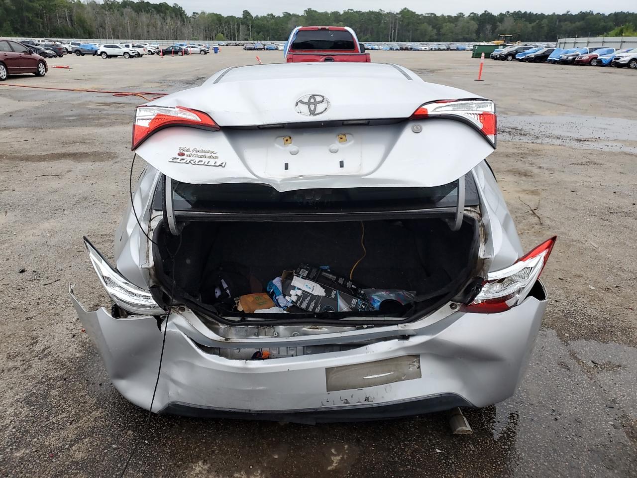 2015 Toyota Corolla L Silver vin: 2T1BURHE8FC434263
