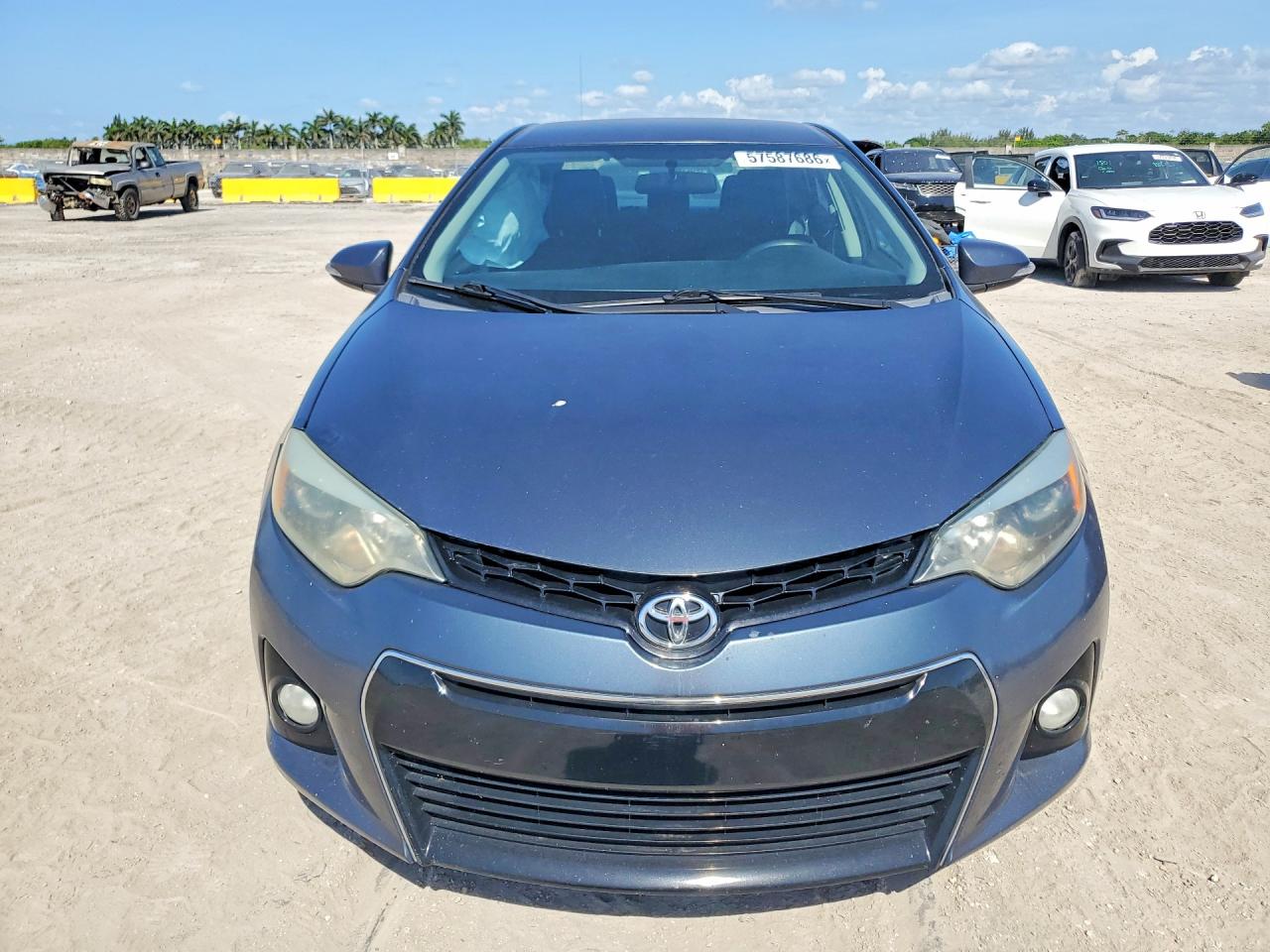 2015 Toyota Corolla S Plus Blue vin: 2T1BURHE8FC459146