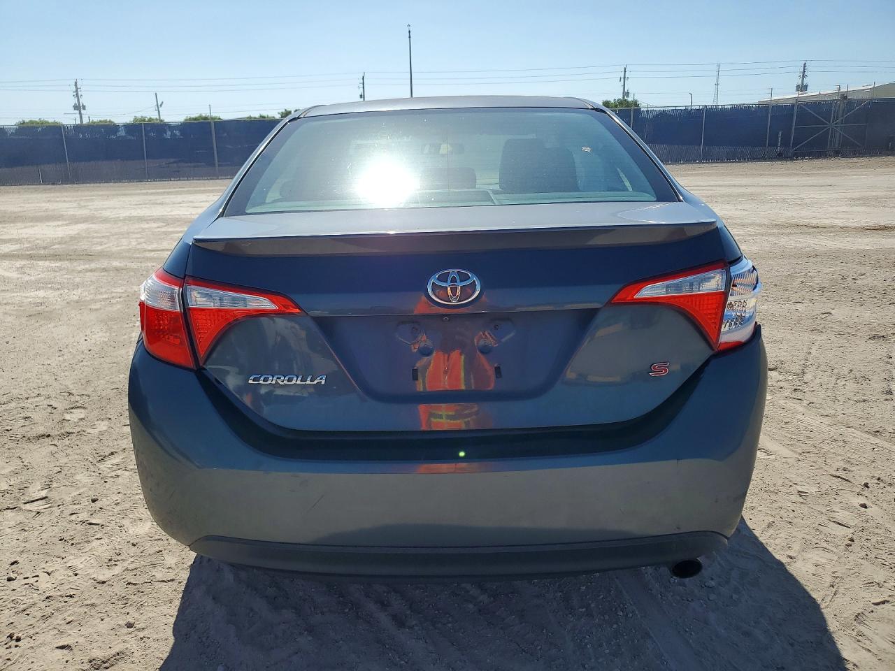 2015 Toyota Corolla S Plus Blue vin: 2T1BURHE8FC459146