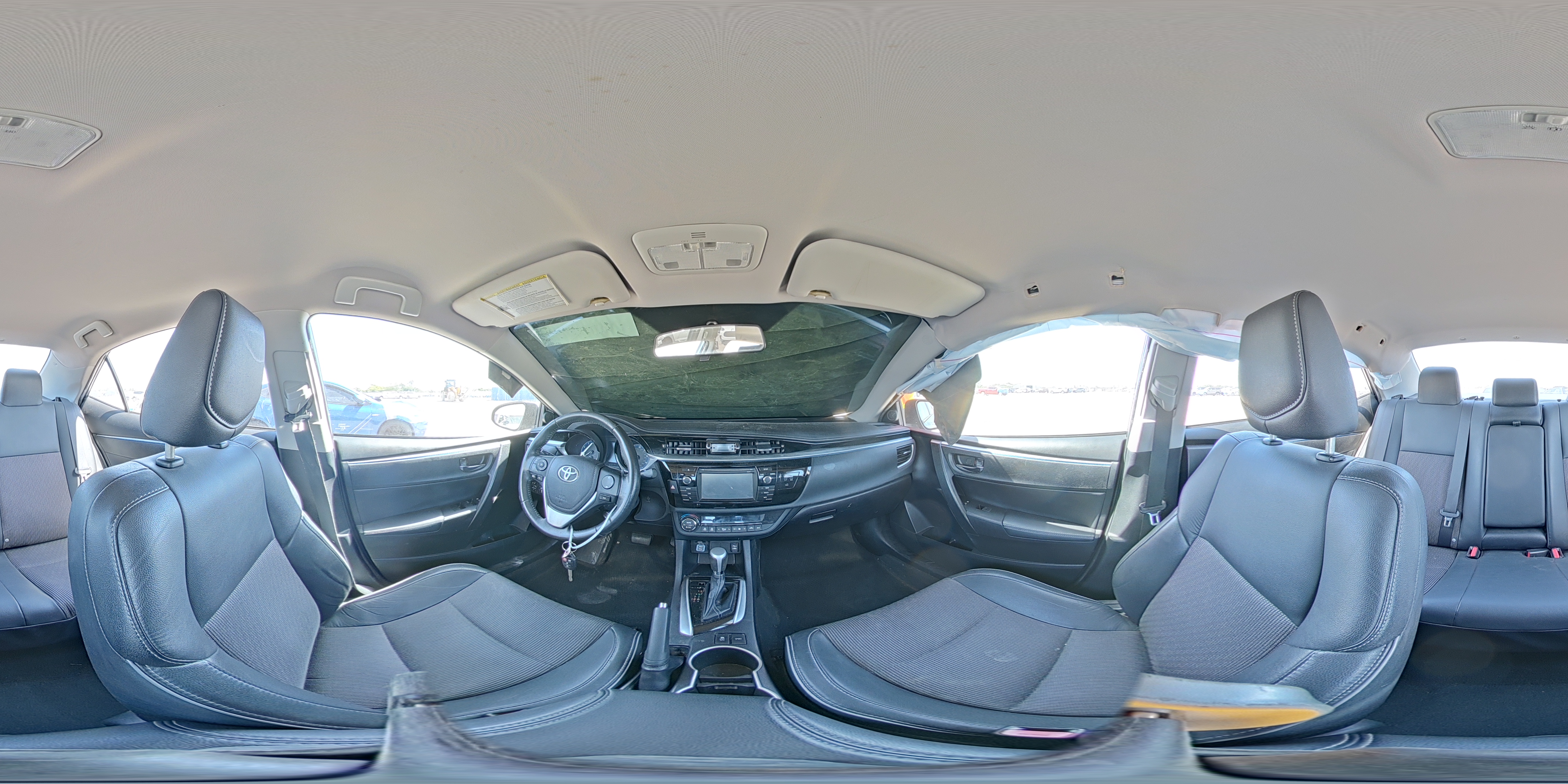 2015 Toyota Corolla S Plus Blue vin: 2T1BURHE8FC459146