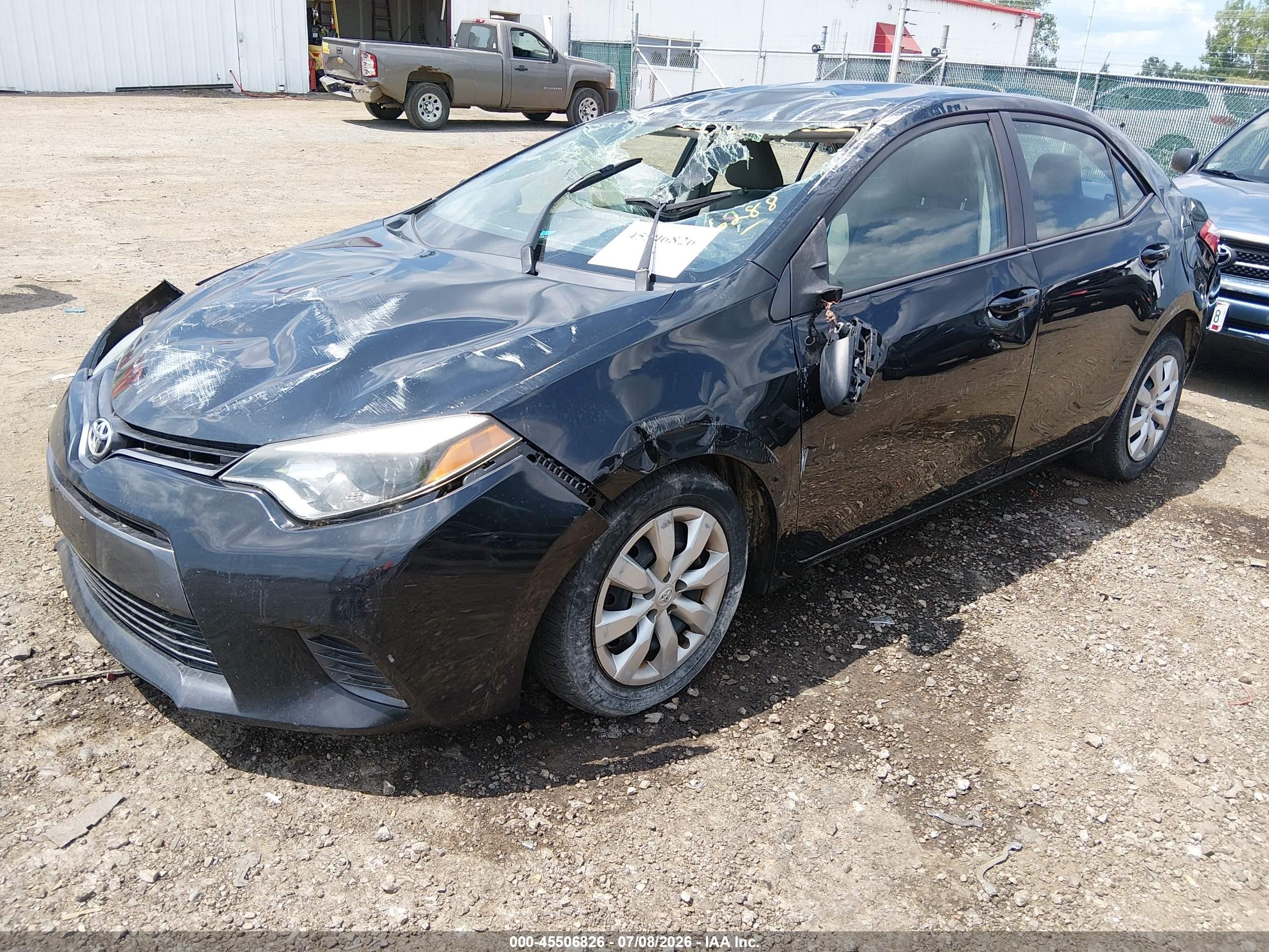 2015 Toyota Corolla Le Black vin: 2T1BURHE8FC466288