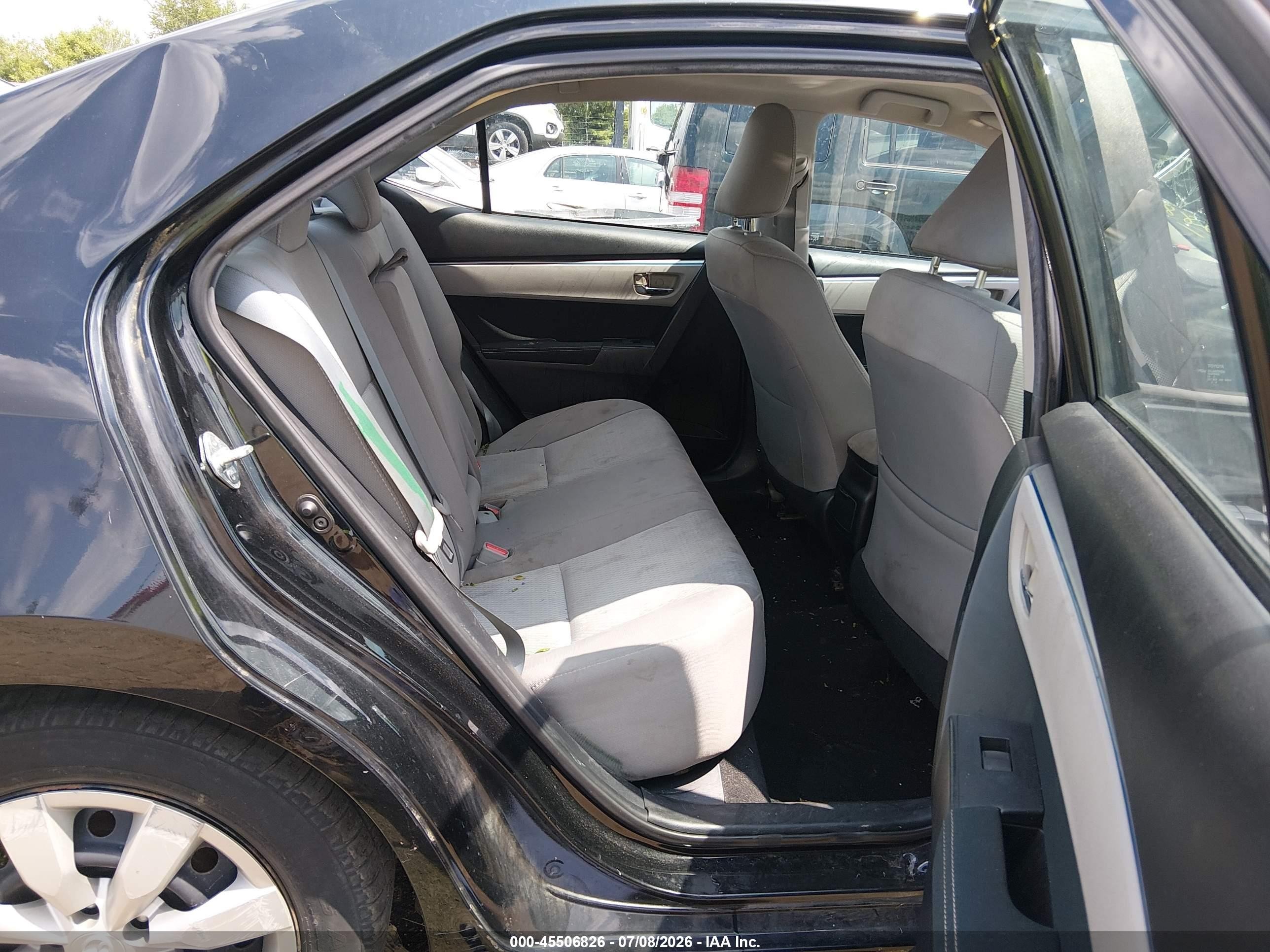 2015 Toyota Corolla Le Black vin: 2T1BURHE8FC466288