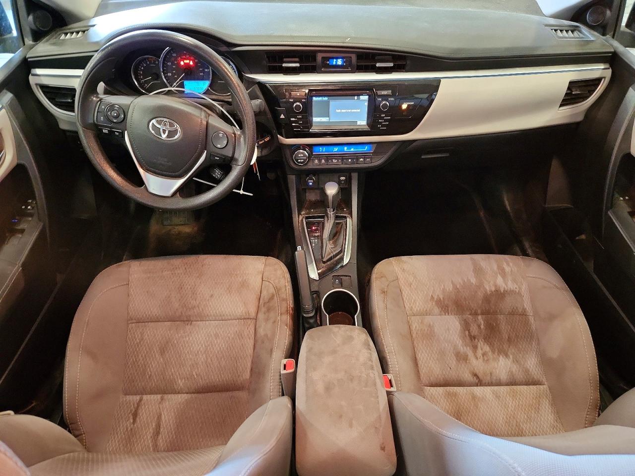 2015 Toyota Corolla Le Gray vin: 2T1BURHE8FC467554