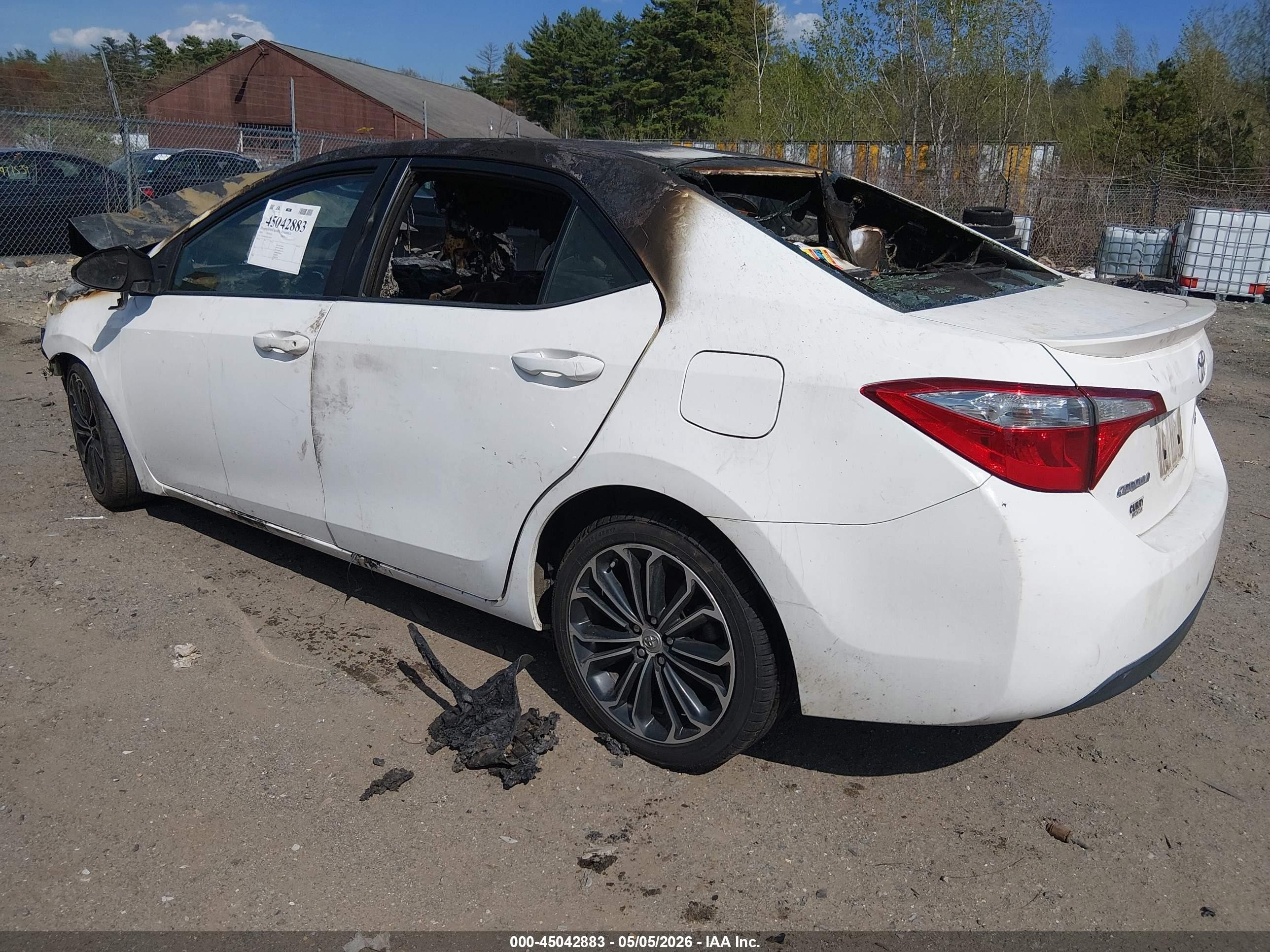 2016 Toyota Corolla S Plus White vin: 2T1BURHE8GC569437