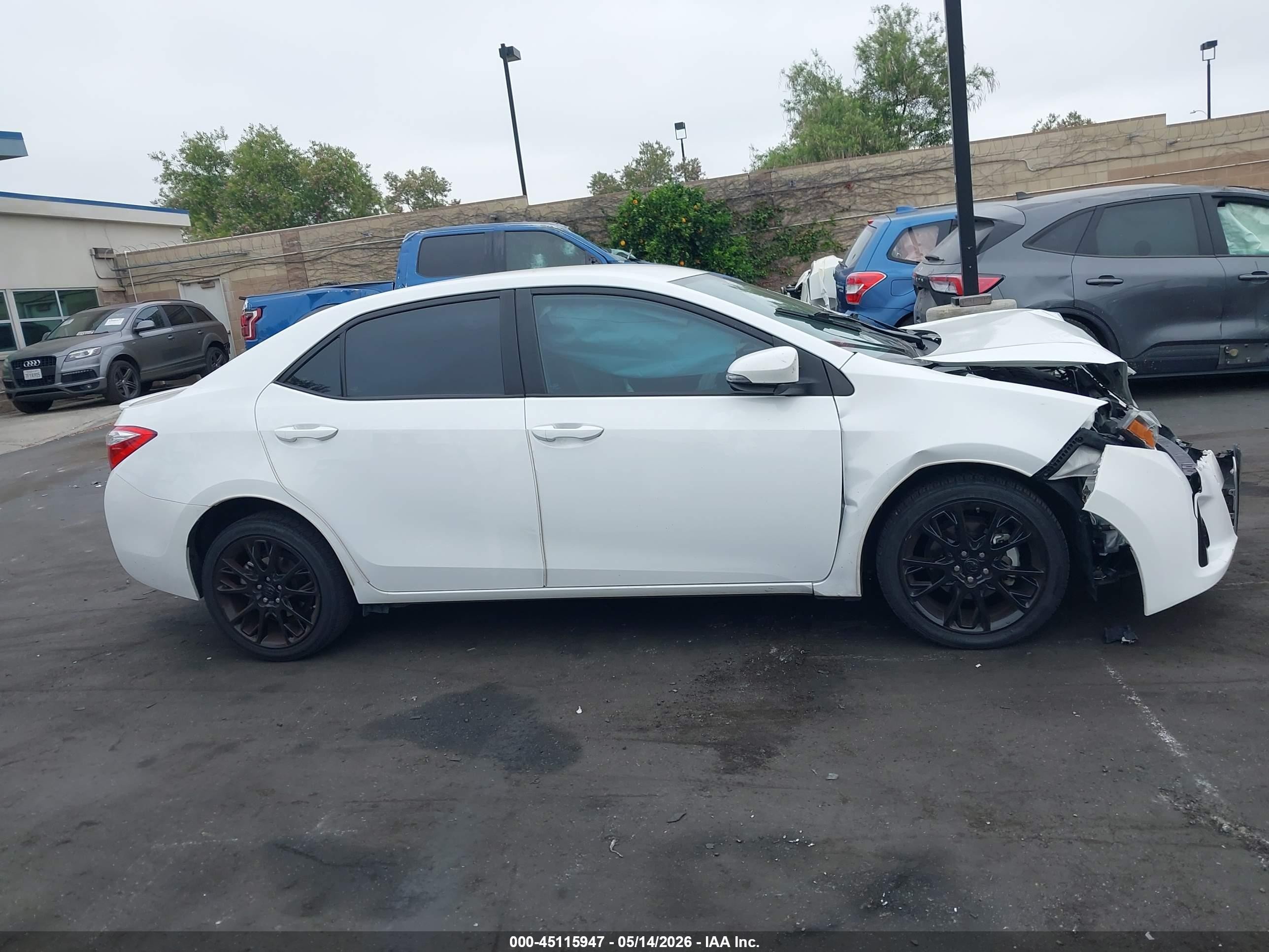 2016 Toyota Corolla S W/special Edition Pkg White vin: 2T1BURHE8GC585783