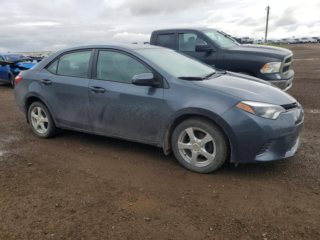 2016 Toyota Corolla L Gray vin: 2T1BURHE8GC631788