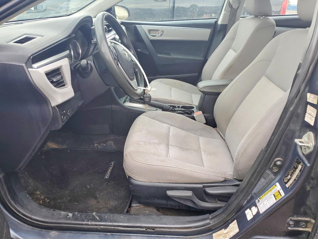 2016 Toyota Corolla L Gray vin: 2T1BURHE8GC631788