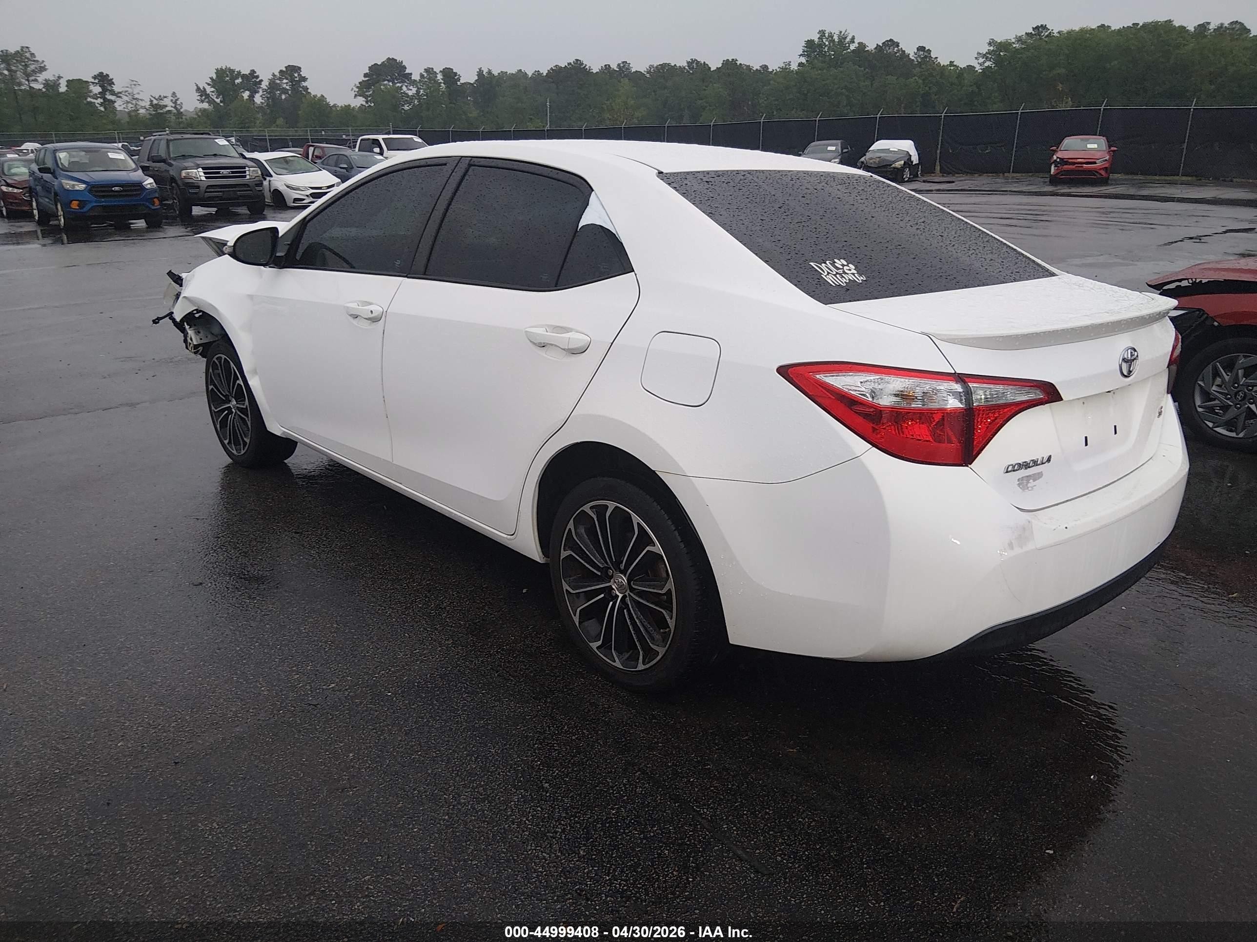 2016 Toyota Corolla S Plus White vin: 2T1BURHE8GC721345