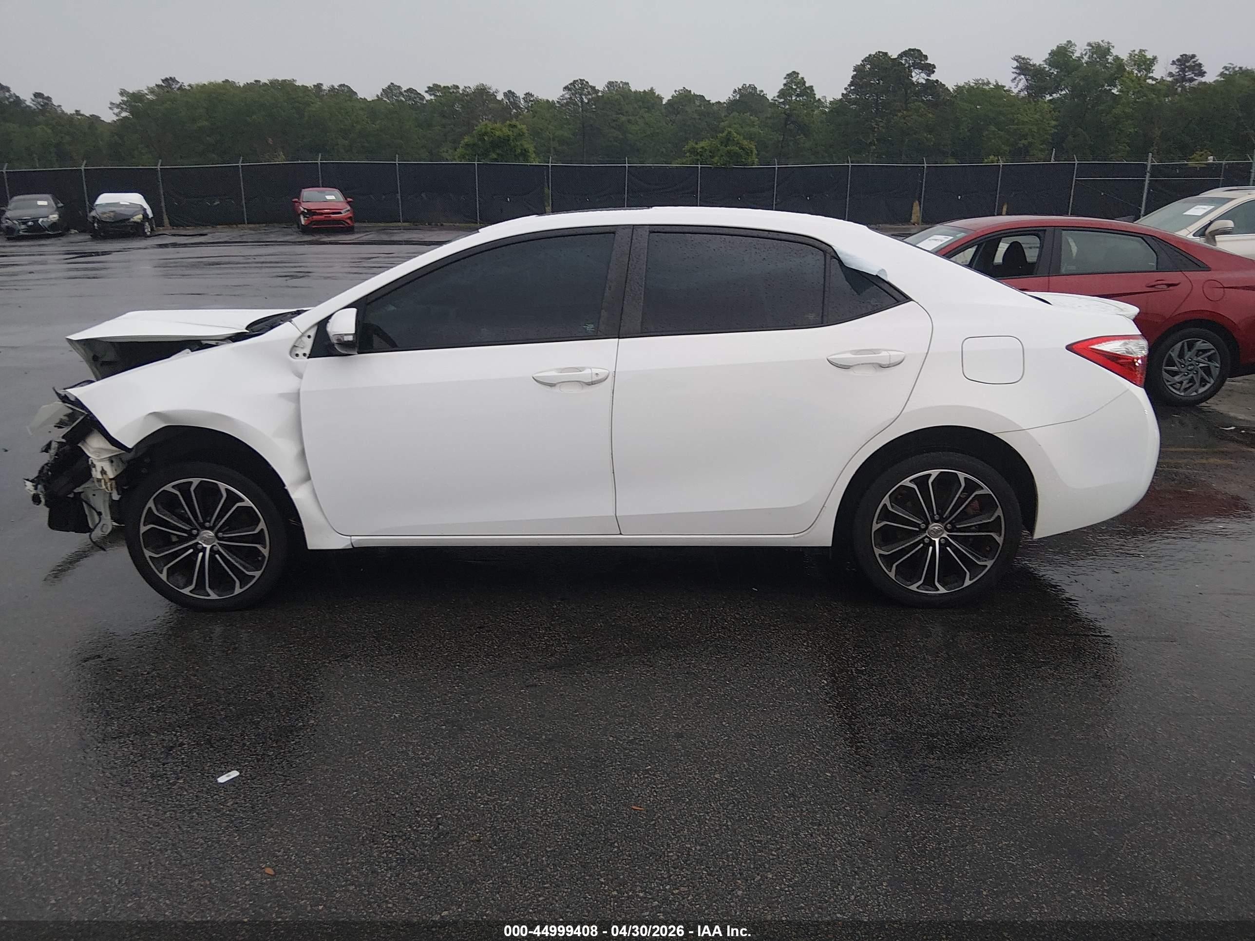 2016 Toyota Corolla S Plus White vin: 2T1BURHE8GC721345