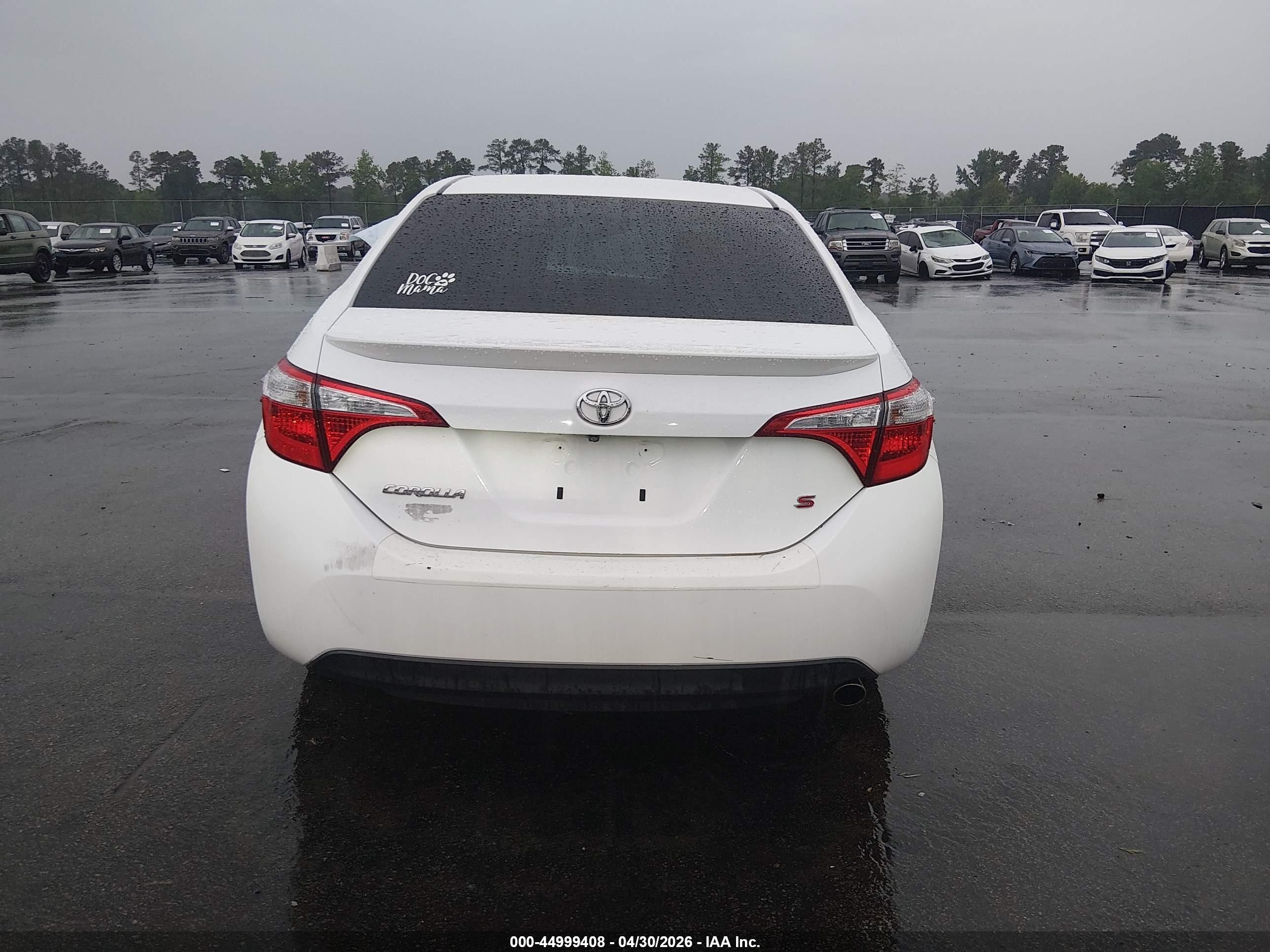 2016 Toyota Corolla S Plus White vin: 2T1BURHE8GC721345