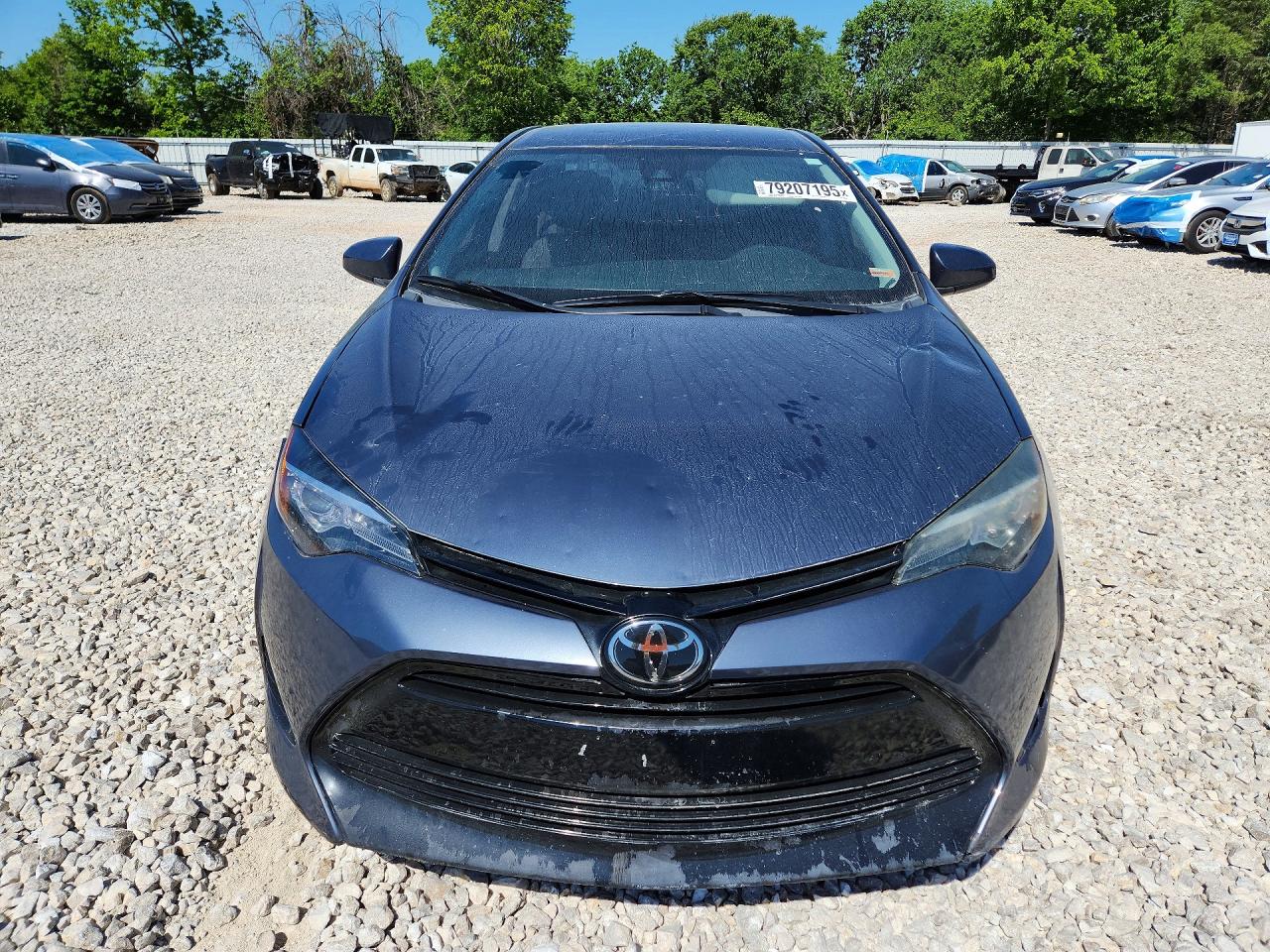 2017 Toyota Corolla Le Серый vin: 2T1BURHE8HC765282