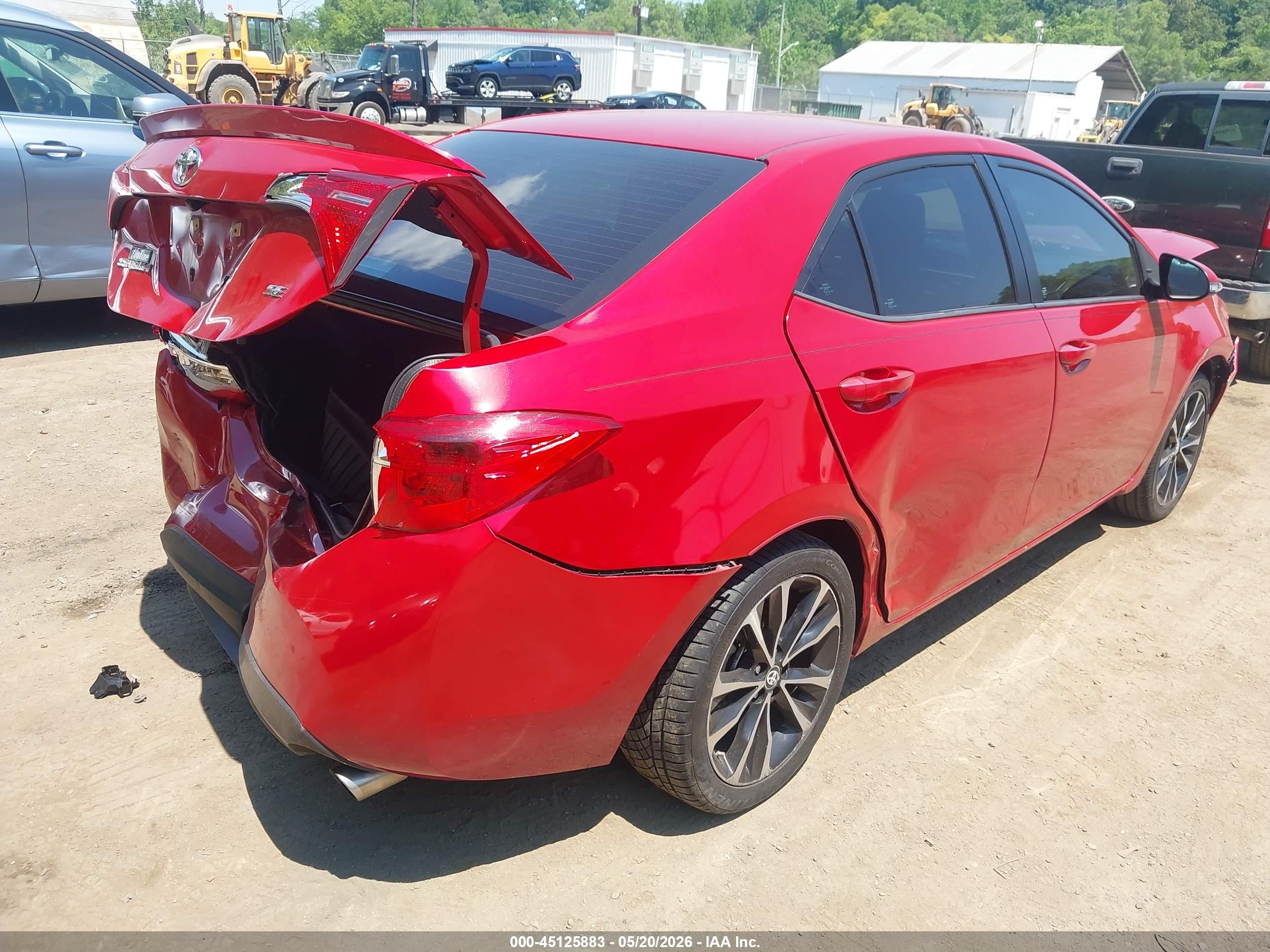 2017 Toyota Corolla Se Red vin: 2T1BURHE8HC785399