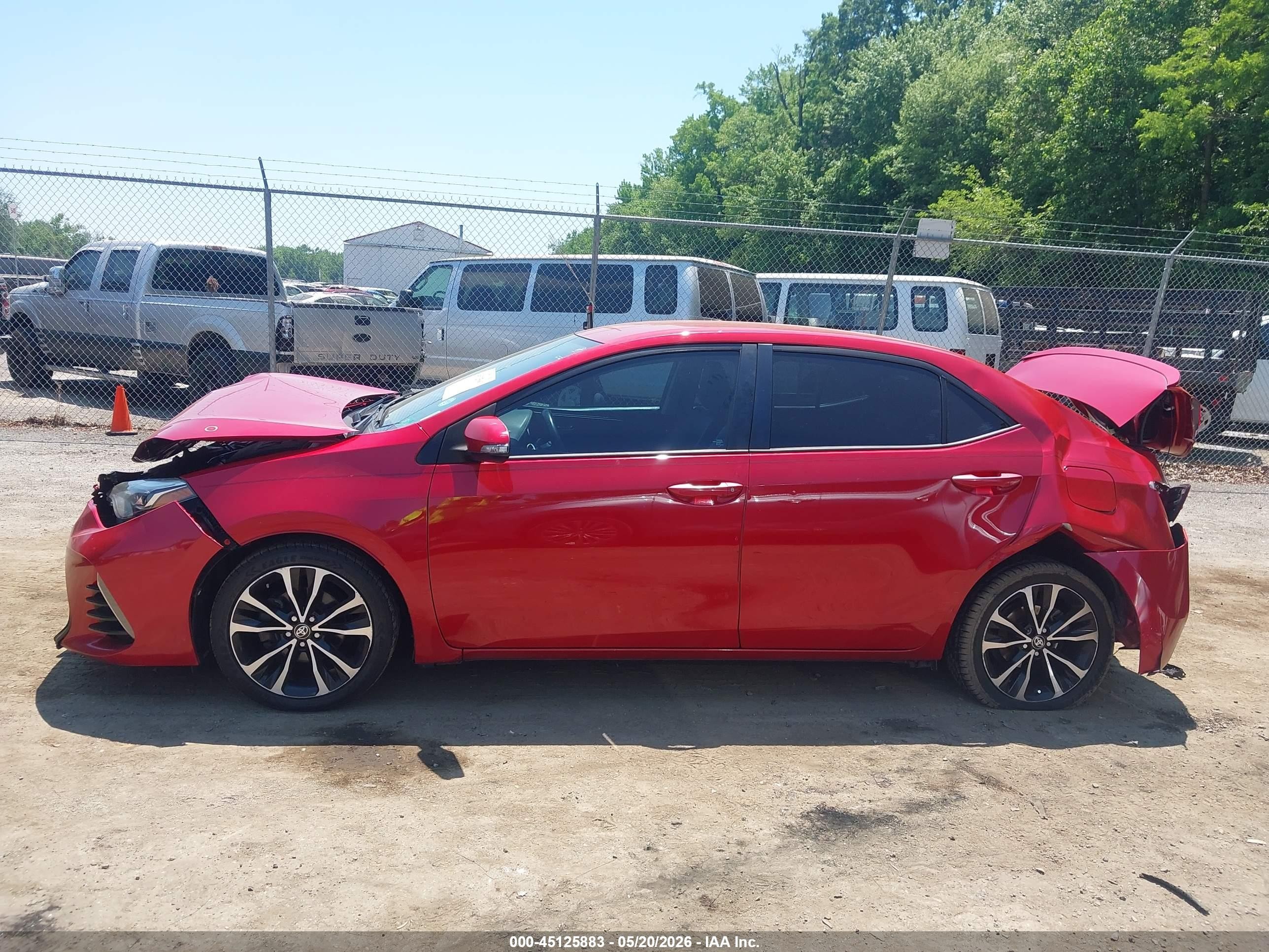 2017 Toyota Corolla Se Red vin: 2T1BURHE8HC785399