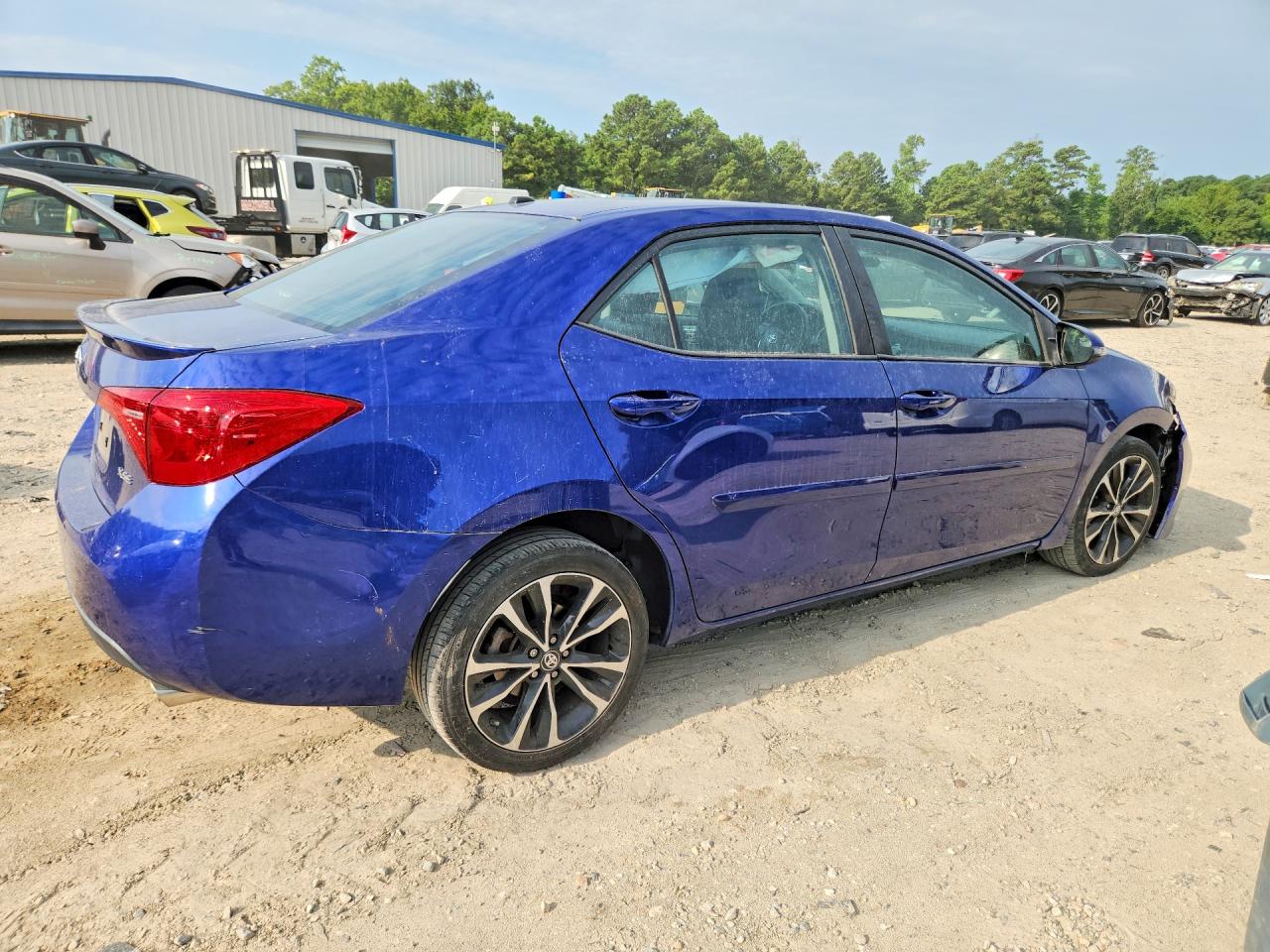 2018 Toyota Corolla Xse Blue vin: 2T1BURHE8JC990260
