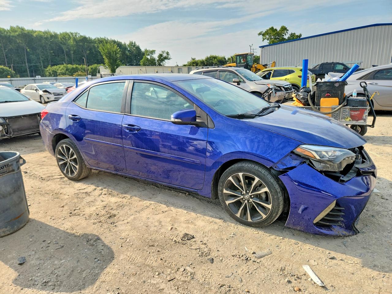2018 Toyota Corolla Xse Blue vin: 2T1BURHE8JC990260