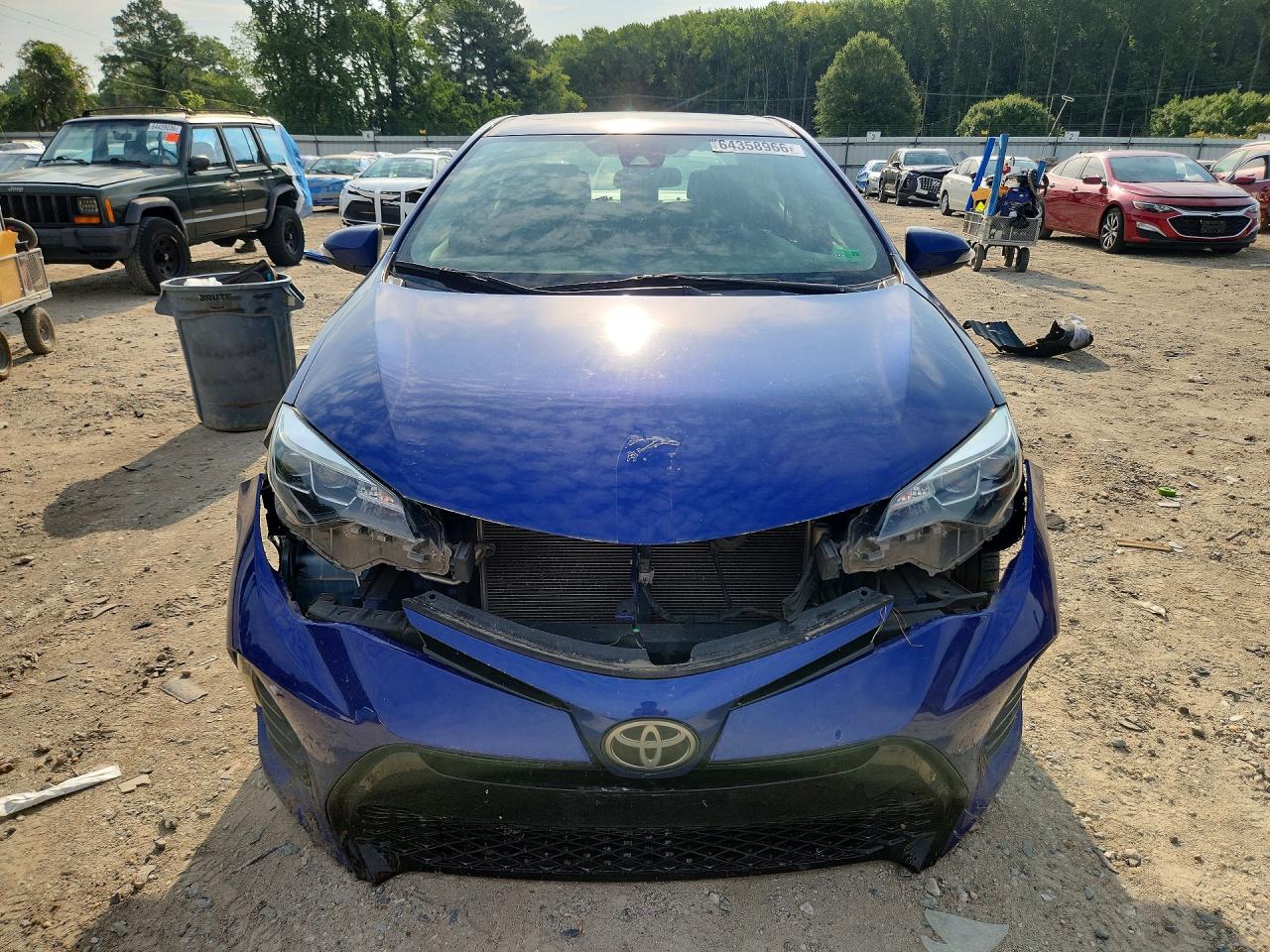 2018 Toyota Corolla Xse Blue vin: 2T1BURHE8JC990260