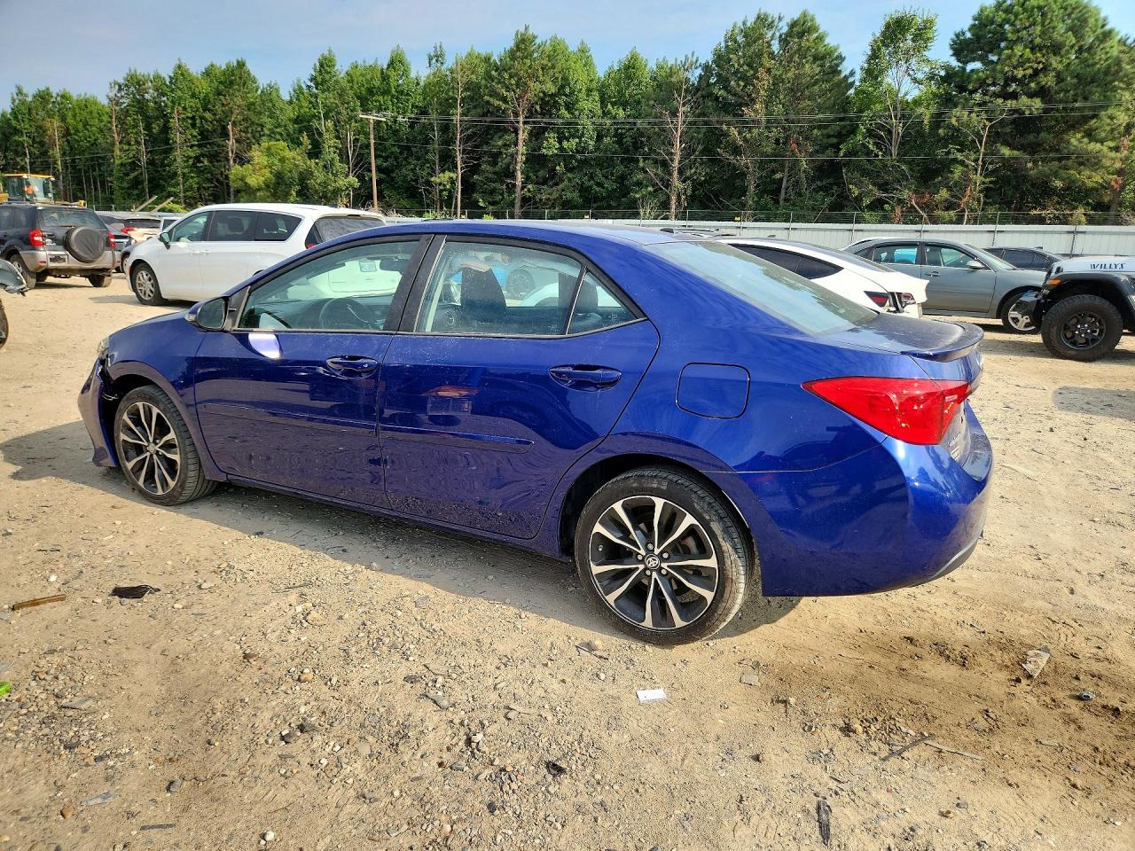2018 Toyota Corolla Xse Blue vin: 2T1BURHE8JC990260