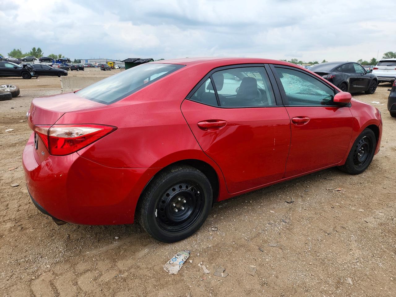 2019 Toyota Corolla Le Red vin: 2T1BURHE8KC139500