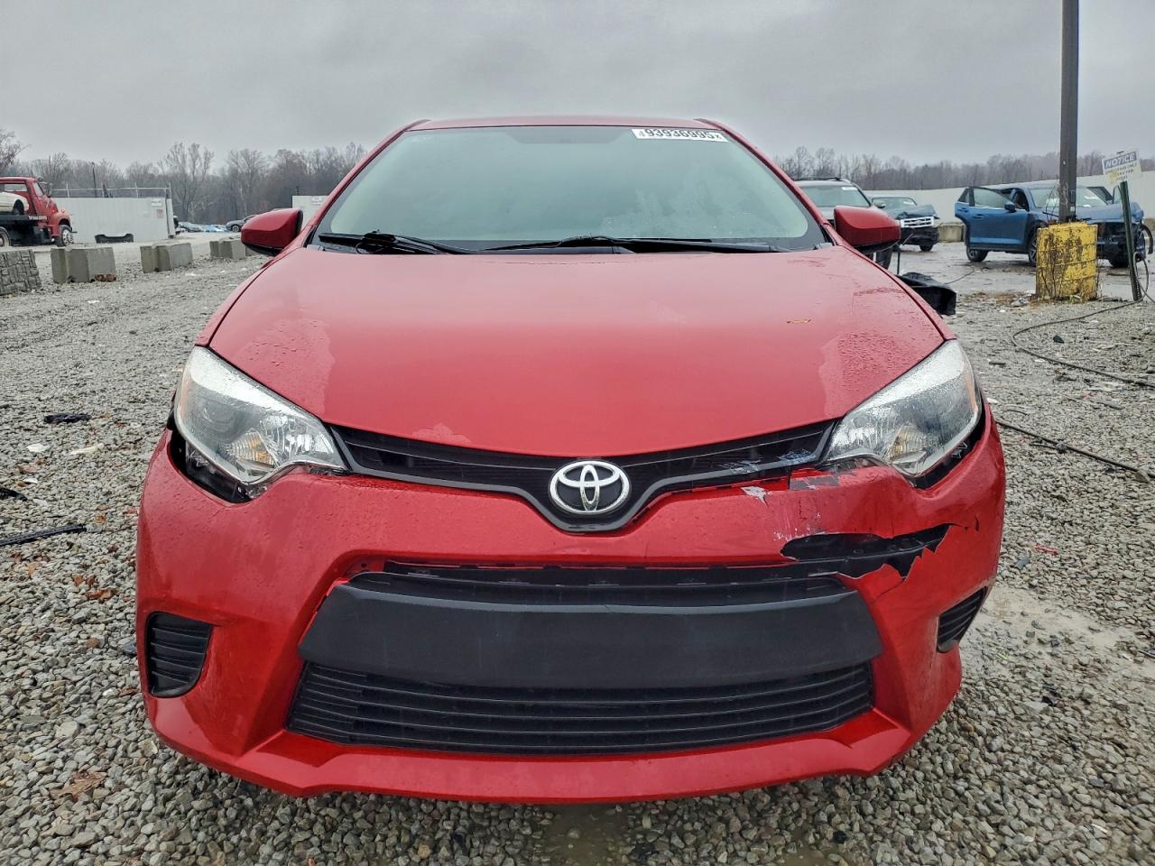 2014 Toyota Corolla Le Red vin: 2T1BURHE9EC013022