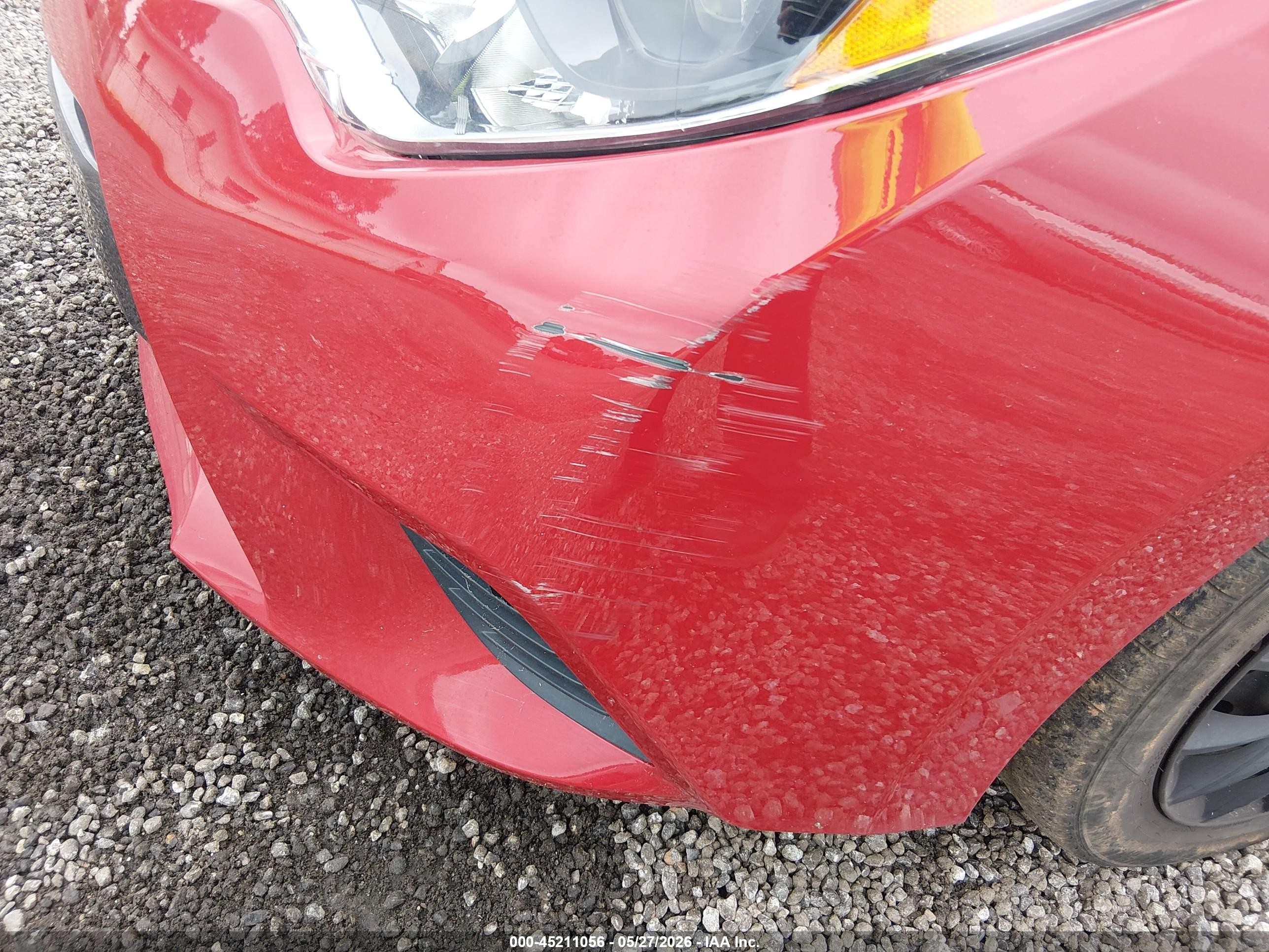 2014 Toyota Corolla Le Red vin: 2T1BURHE9EC015014