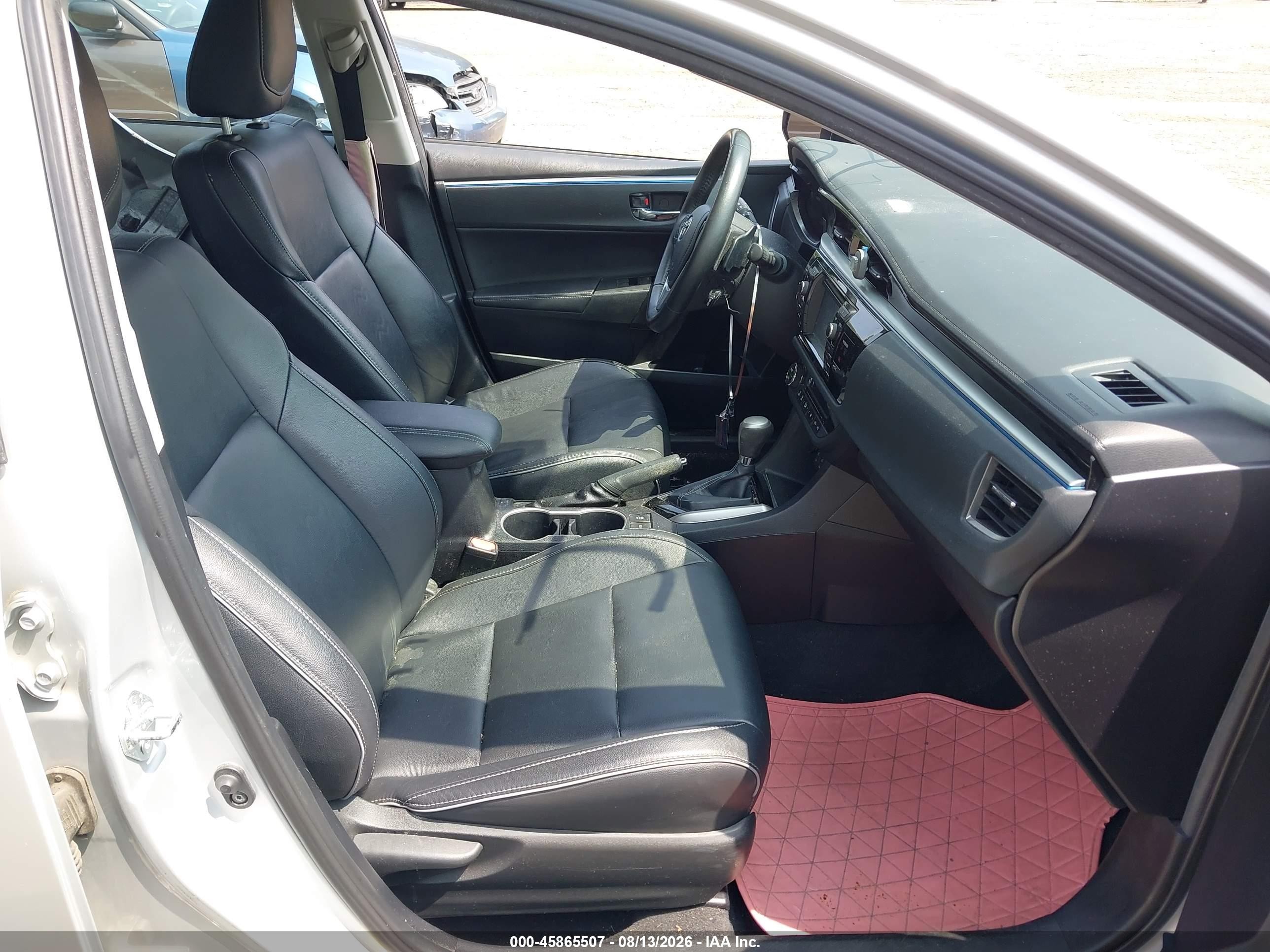 2014 Toyota Corolla S Premium Silver vin: 2T1BURHE9EC015157
