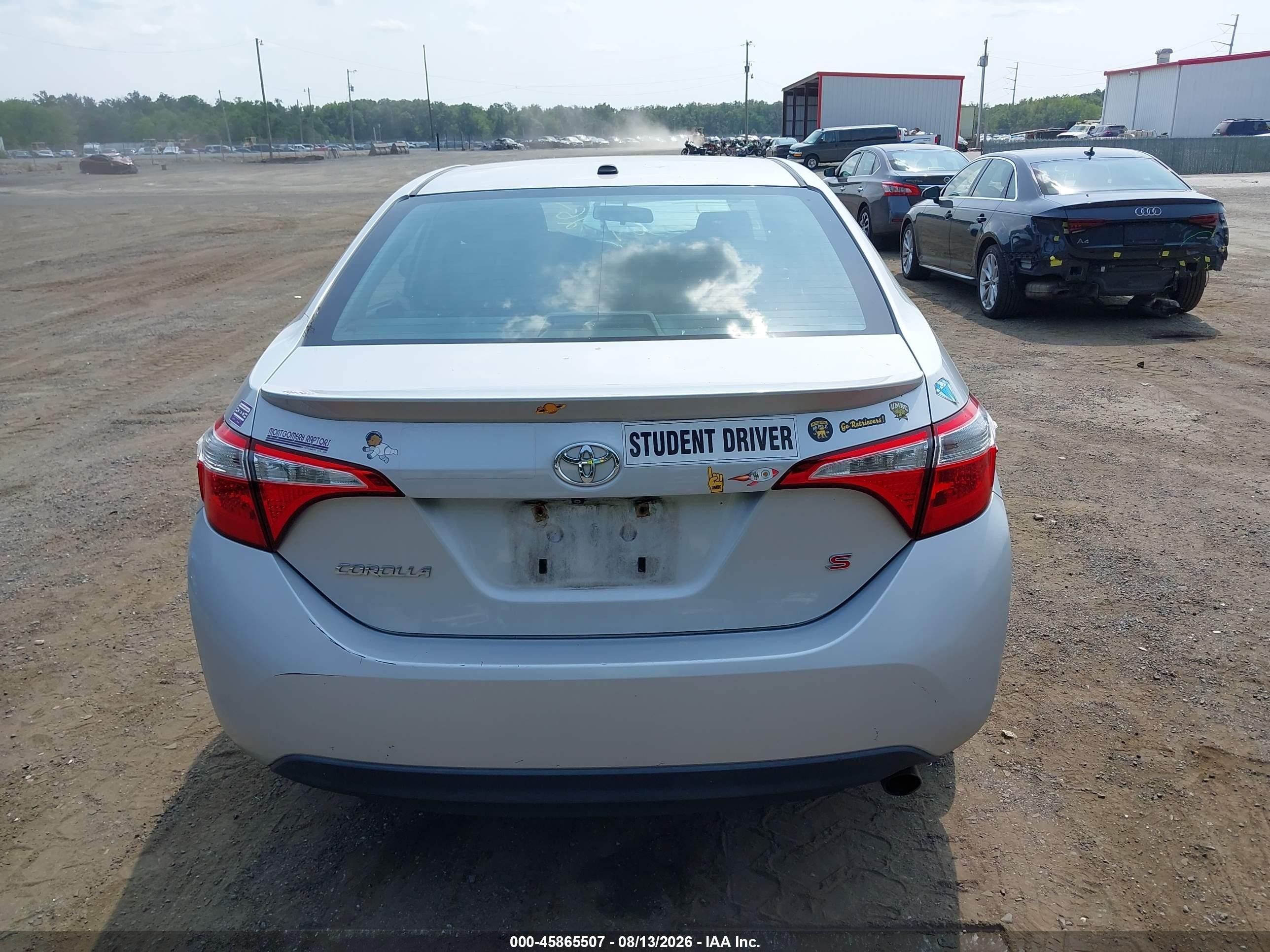 2014 Toyota Corolla S Premium Silver vin: 2T1BURHE9EC015157