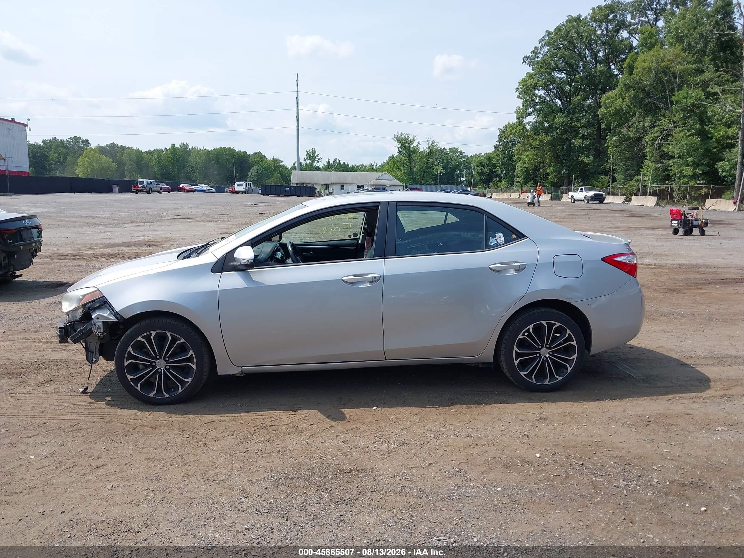 2014 Toyota Corolla S Premium Silver vin: 2T1BURHE9EC015157
