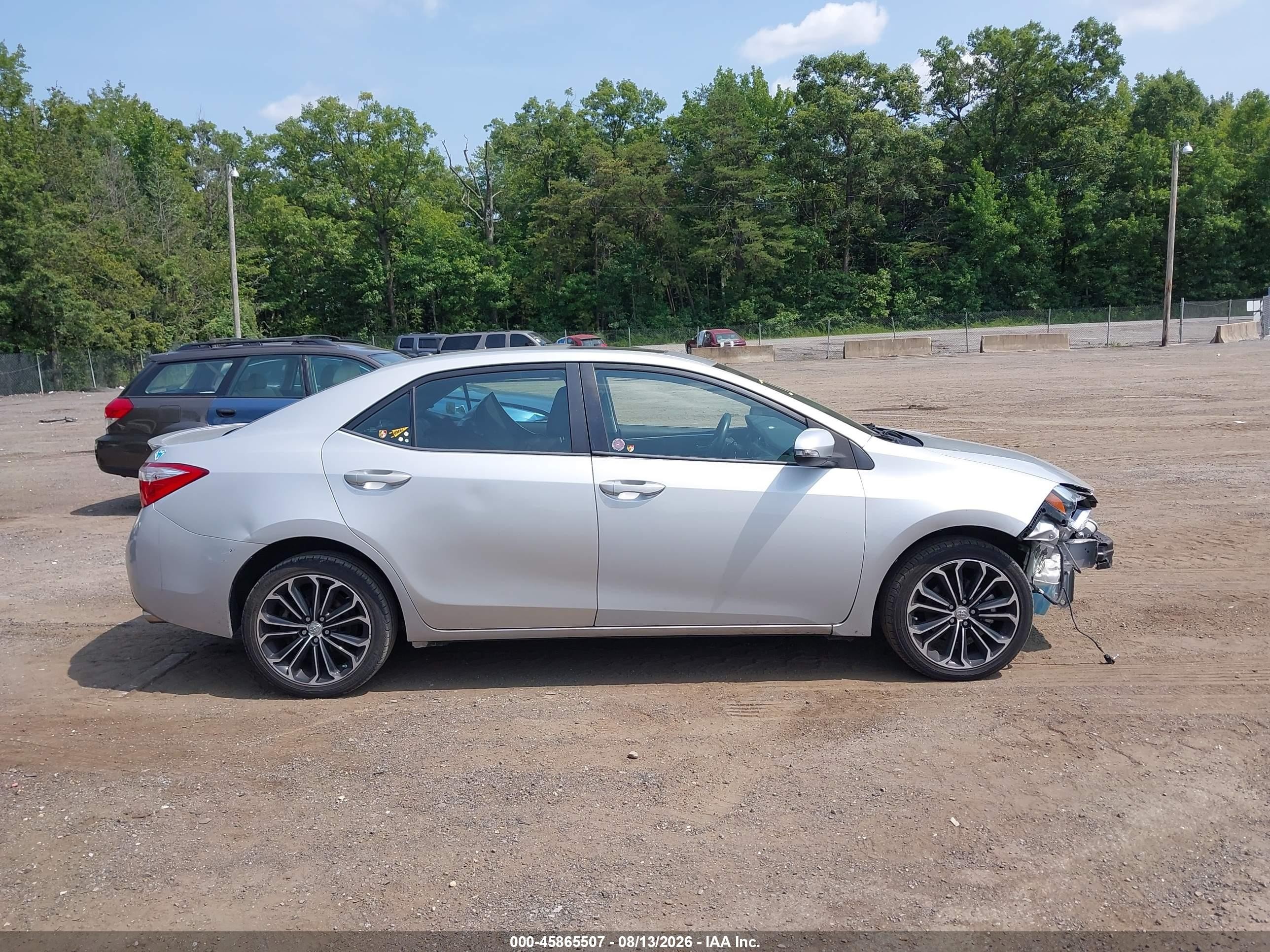 2014 Toyota Corolla S Premium Silver vin: 2T1BURHE9EC015157