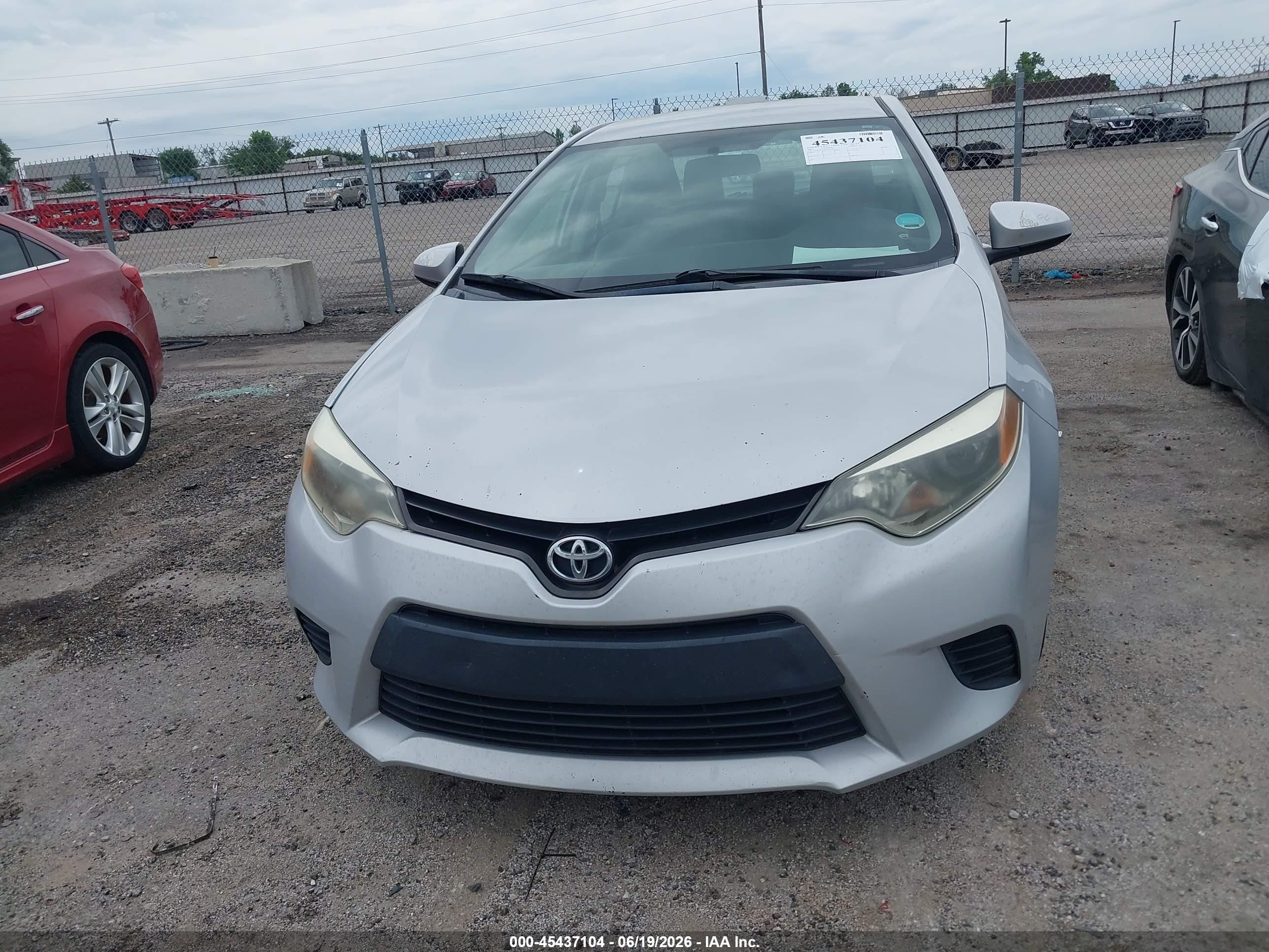 2014 Toyota Corolla Le Silver vin: 2T1BURHE9EC035750