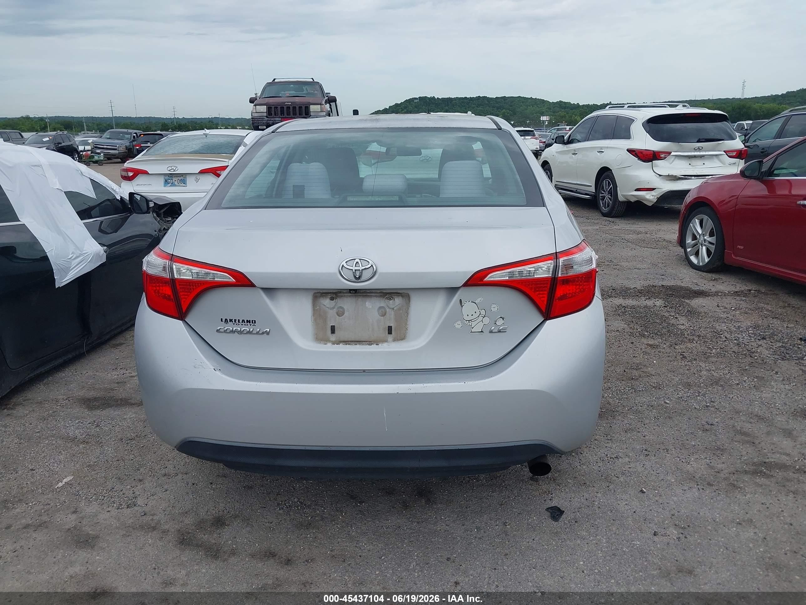 2014 Toyota Corolla Le Silver vin: 2T1BURHE9EC035750