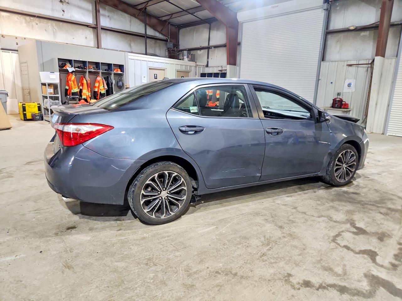 2014 Toyota Corolla S Plus Blue vin: 2T1BURHE9EC036087