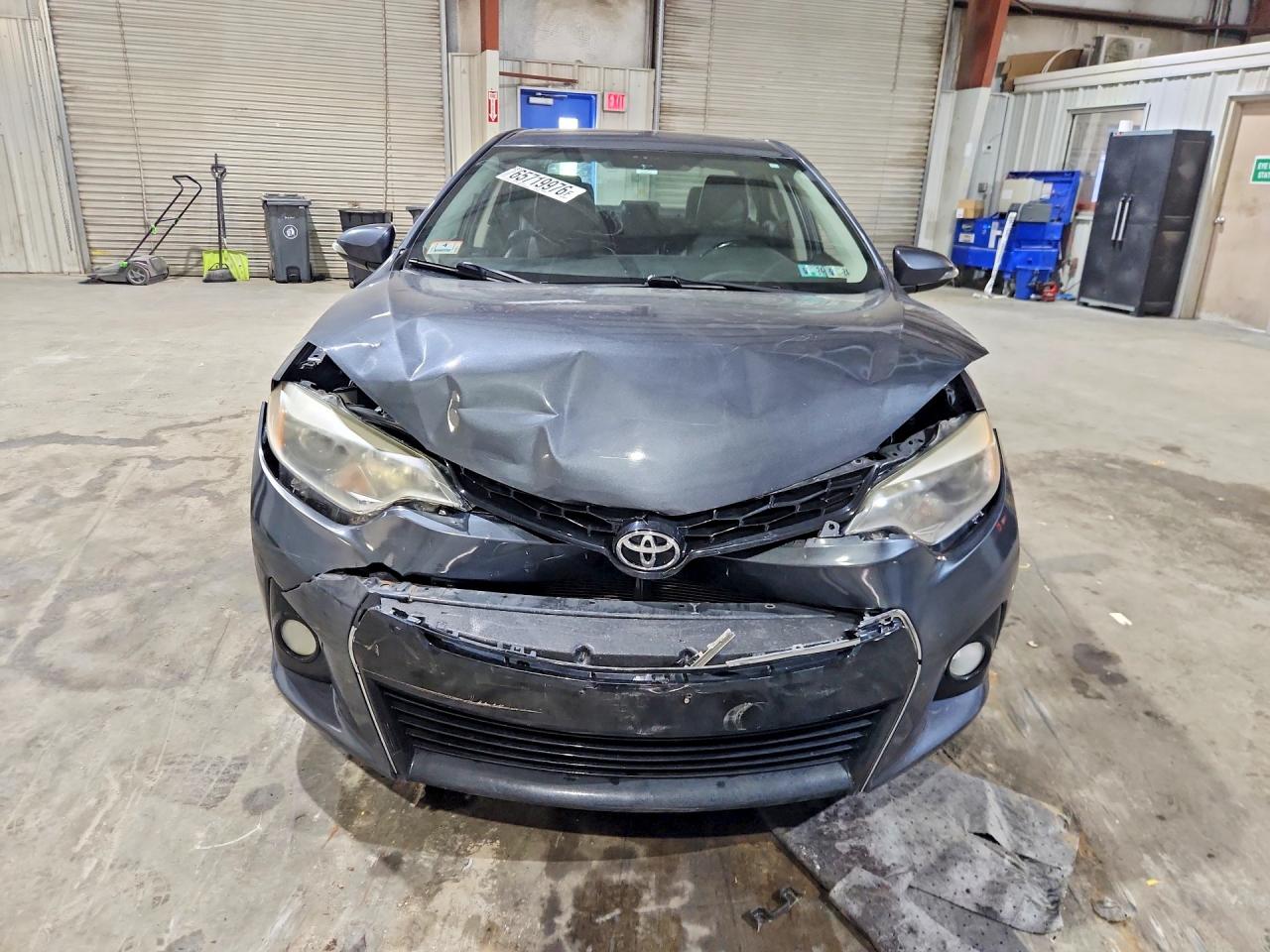 2014 Toyota Corolla S Plus Blue vin: 2T1BURHE9EC036087