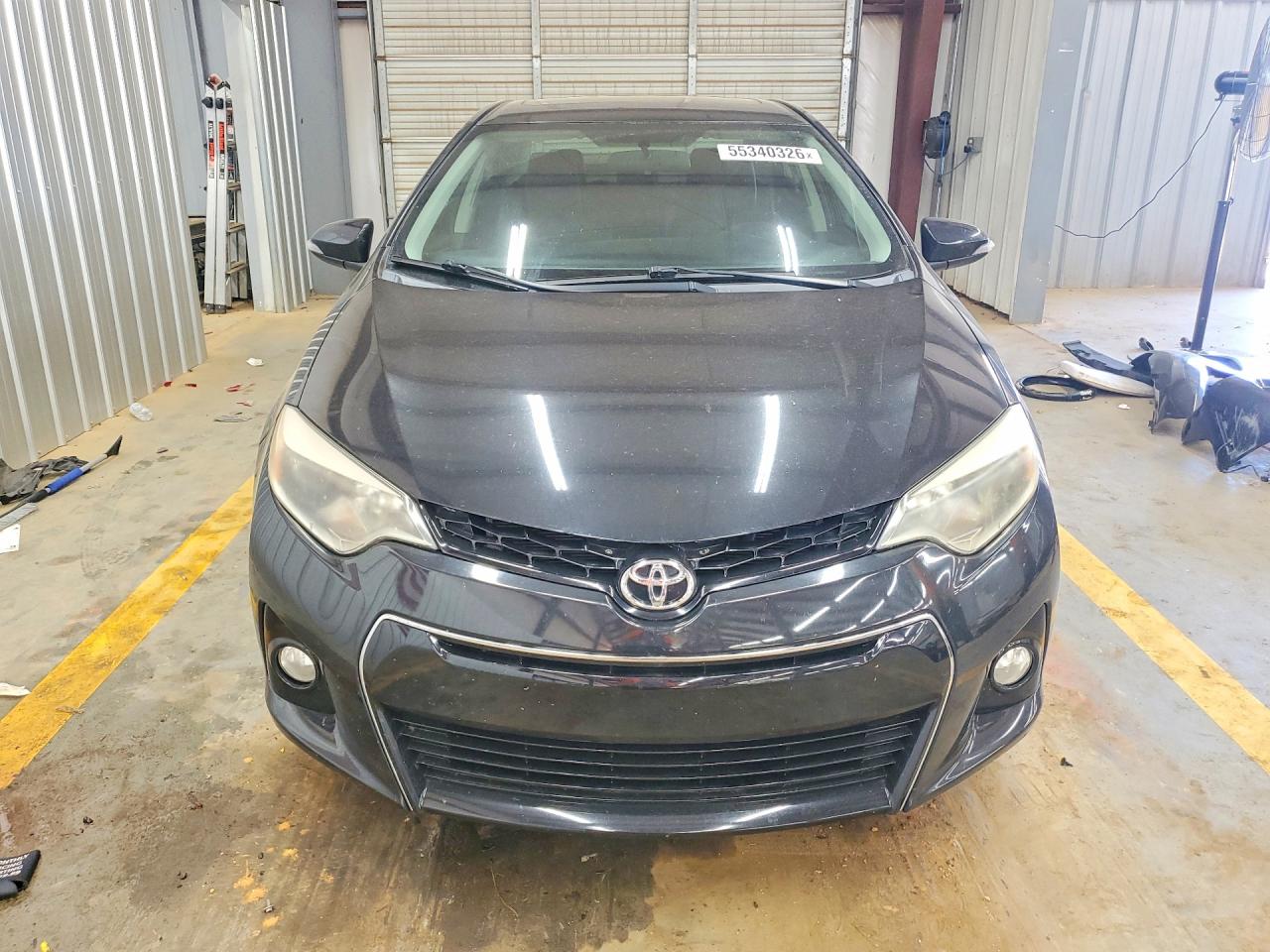 2014 Toyota Corolla S Plus Black vin: 2T1BURHE9EC038258