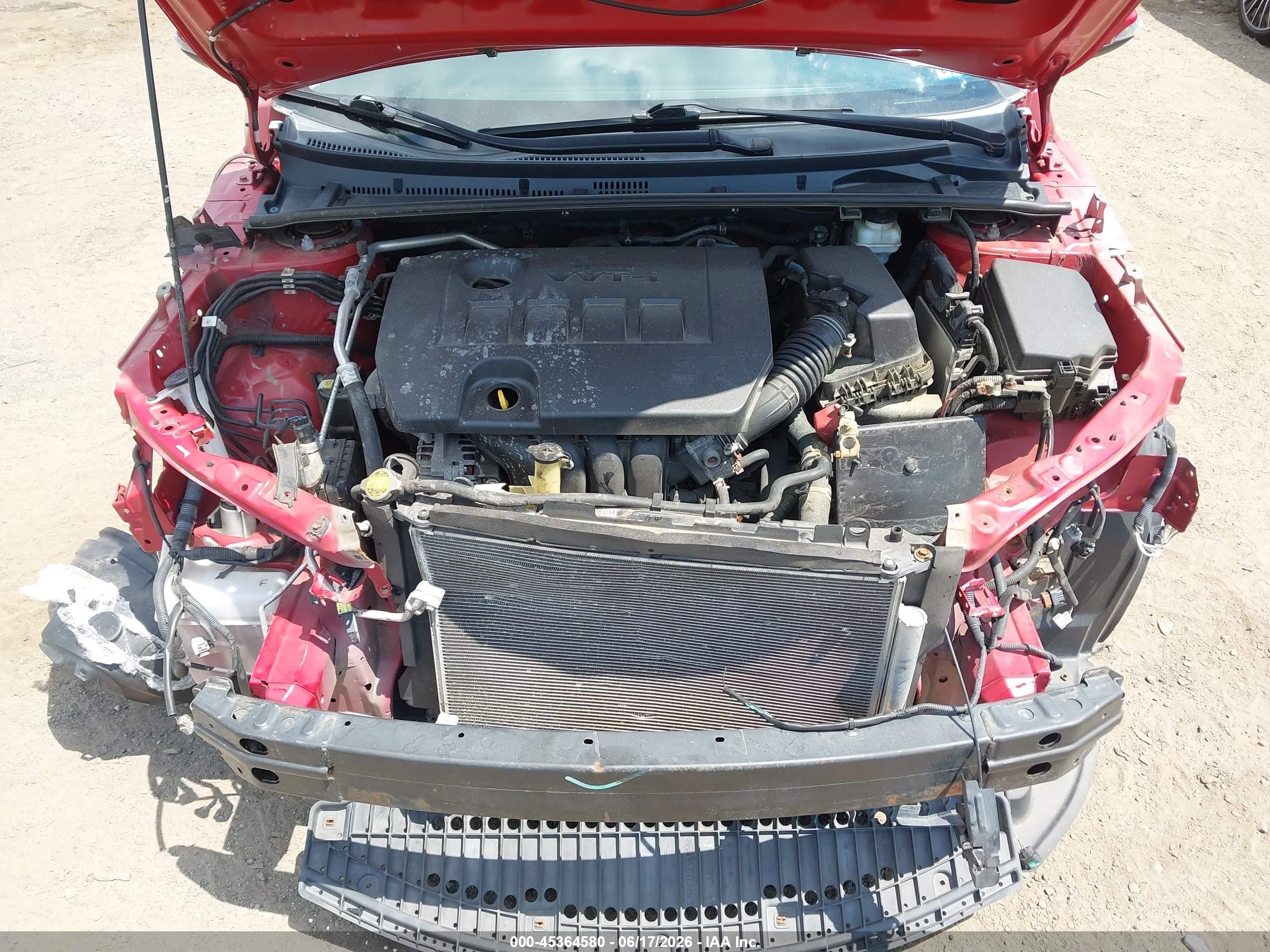 2014 Toyota Corolla S Plus Burgundy vin: 2T1BURHE9EC039121