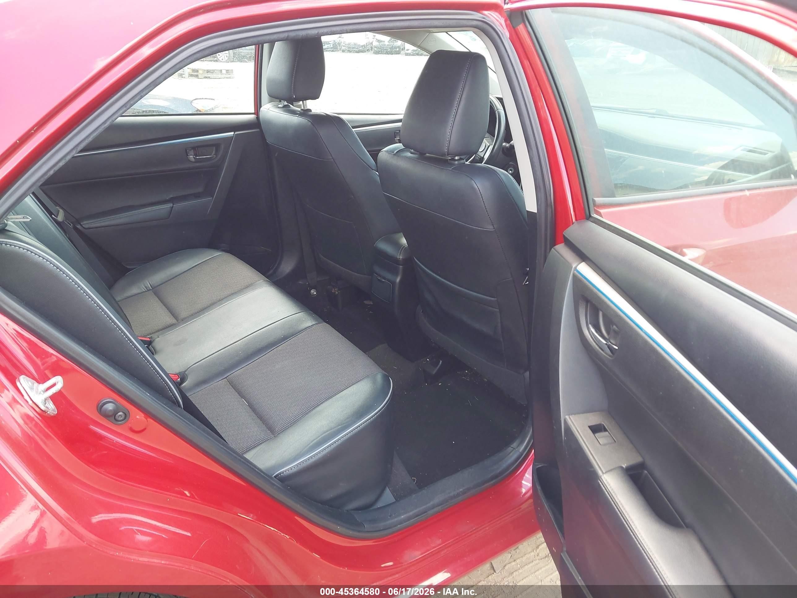 2014 Toyota Corolla S Plus Burgundy vin: 2T1BURHE9EC039121