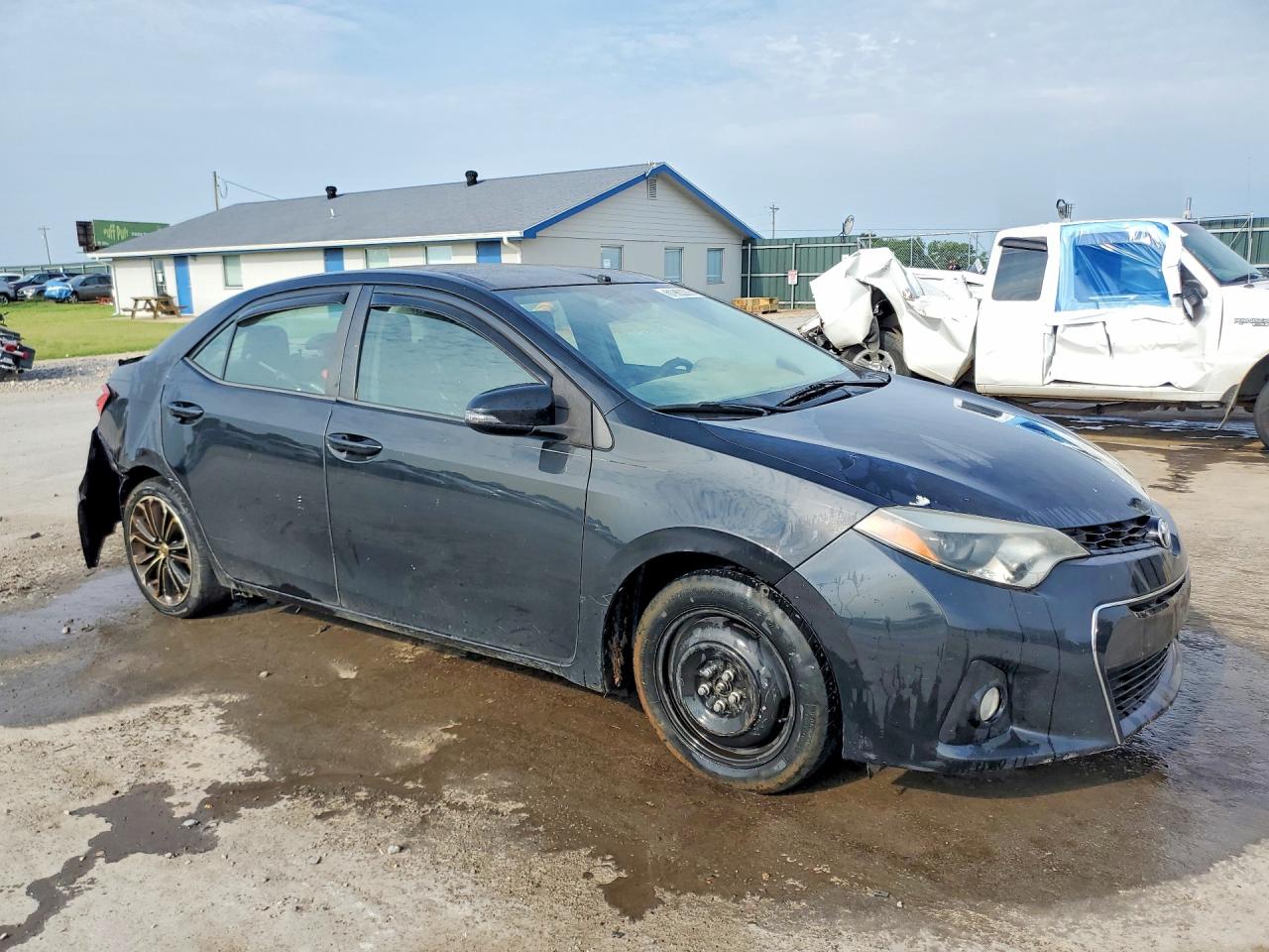 2014 Toyota Corolla L Черный vin: 2T1BURHE9EC040544