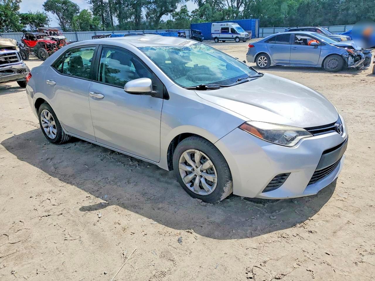 2014 Toyota Corolla Le Серебряный vin: 2T1BURHE9EC064861