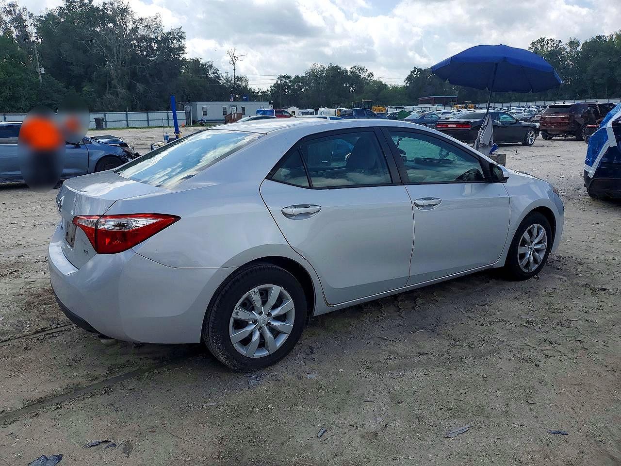 2014 Toyota Corolla Le Серебряный vin: 2T1BURHE9EC064861