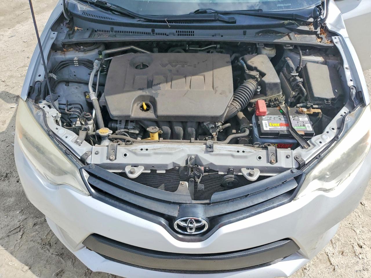 2014 Toyota Corolla Le Серебряный vin: 2T1BURHE9EC064861