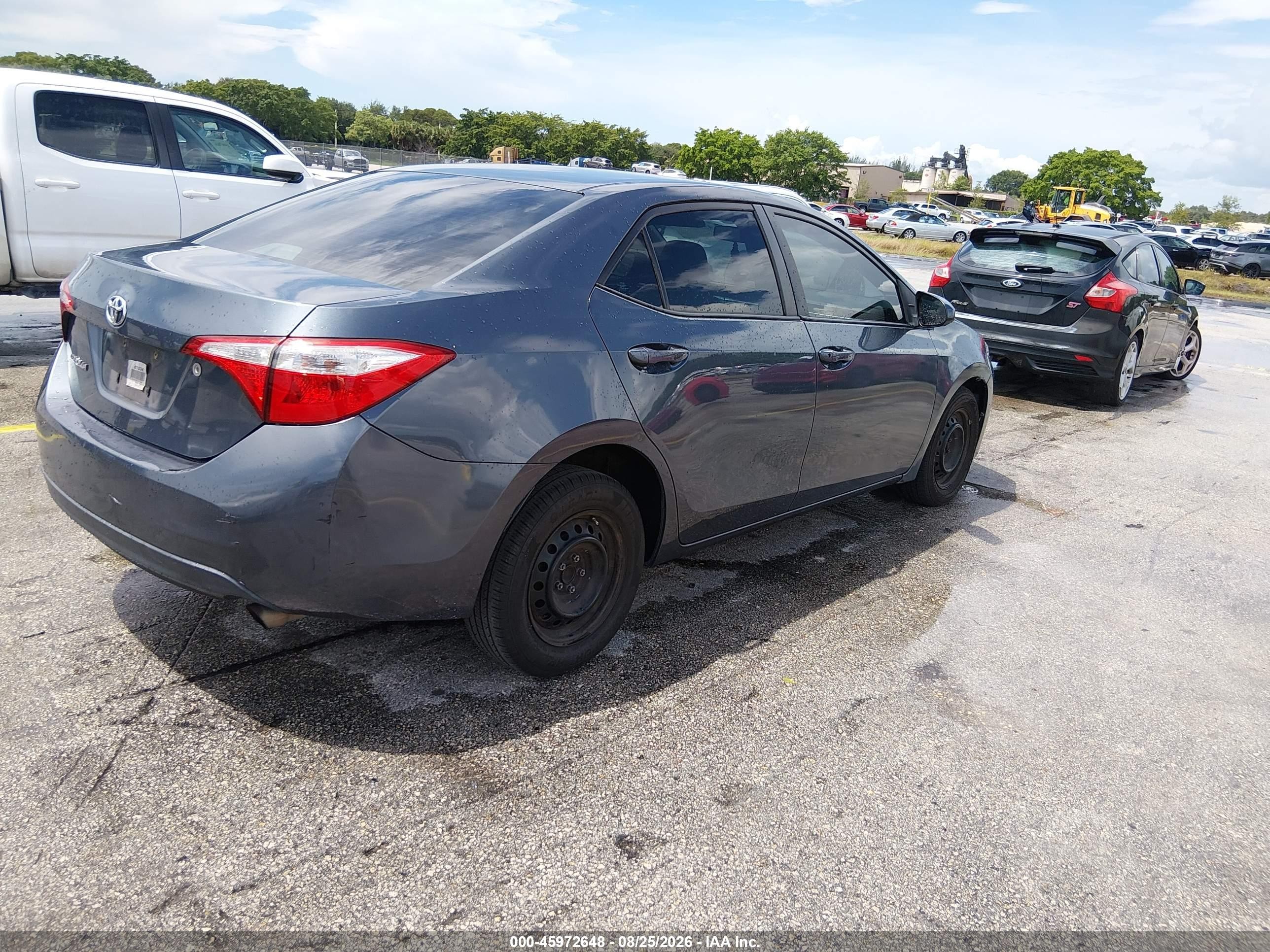 2014 Toyota Corolla L Gray vin: 2T1BURHE9EC073138