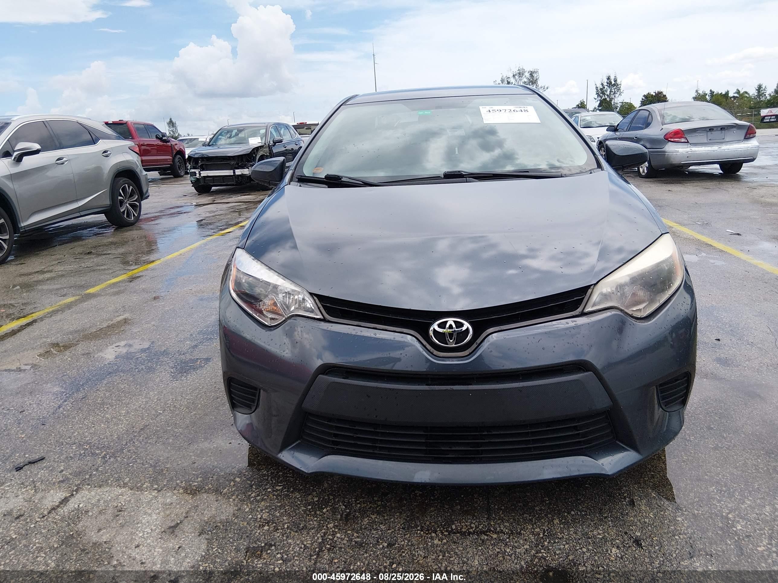 2014 Toyota Corolla L Gray vin: 2T1BURHE9EC073138