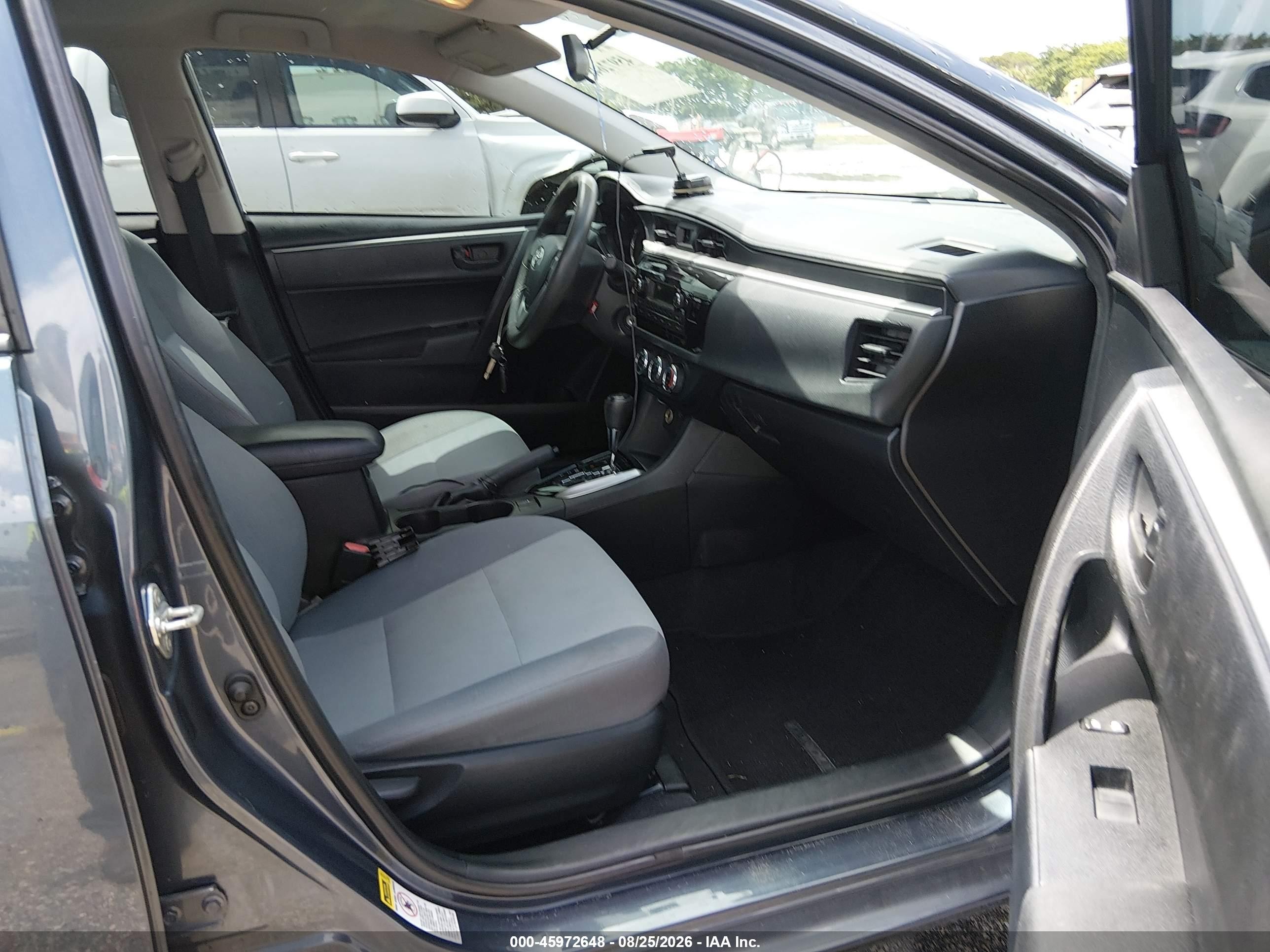 2014 Toyota Corolla L Gray vin: 2T1BURHE9EC073138