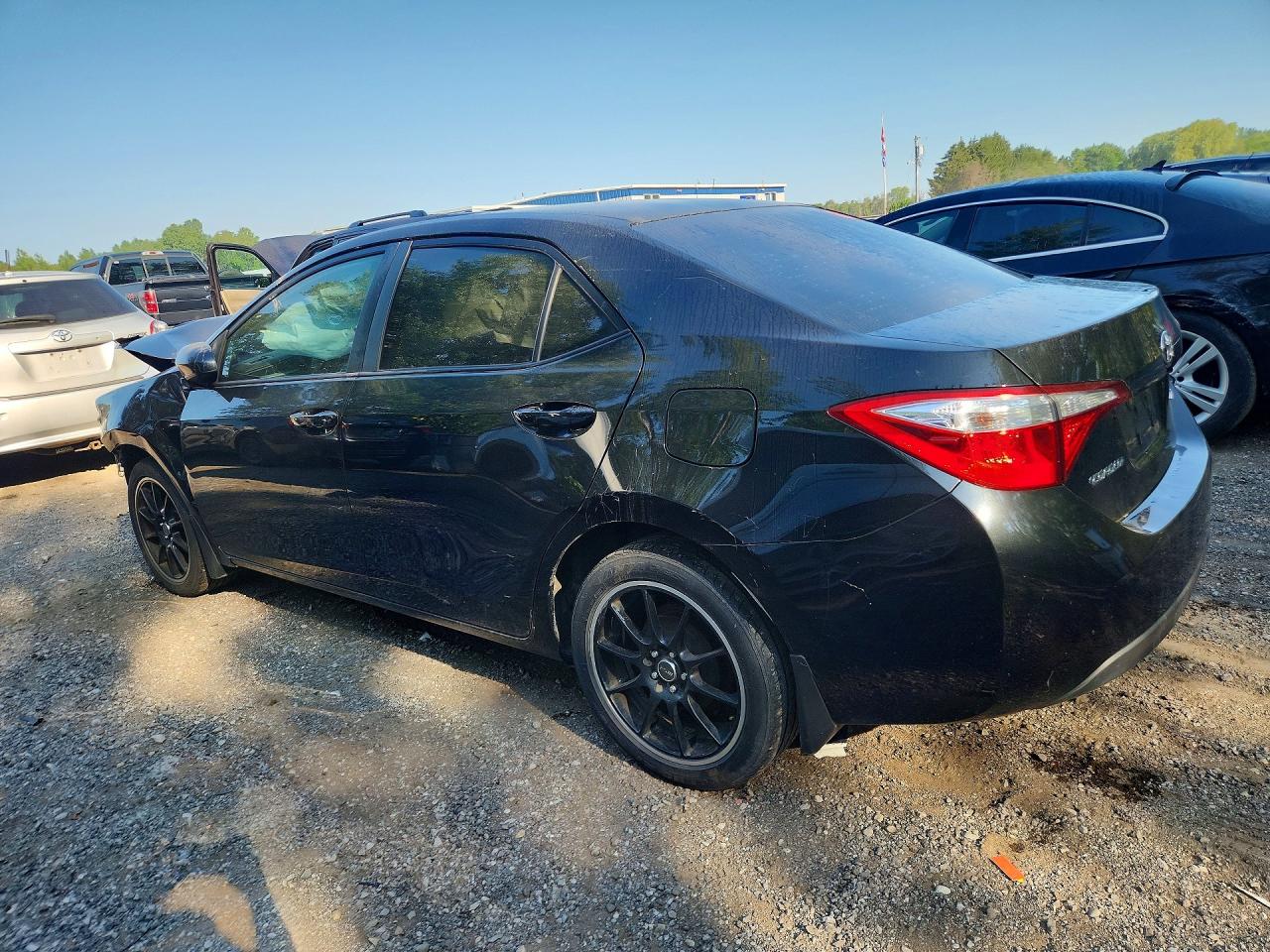 2014 Toyota Corolla L Black vin: 2T1BURHE9EC081482