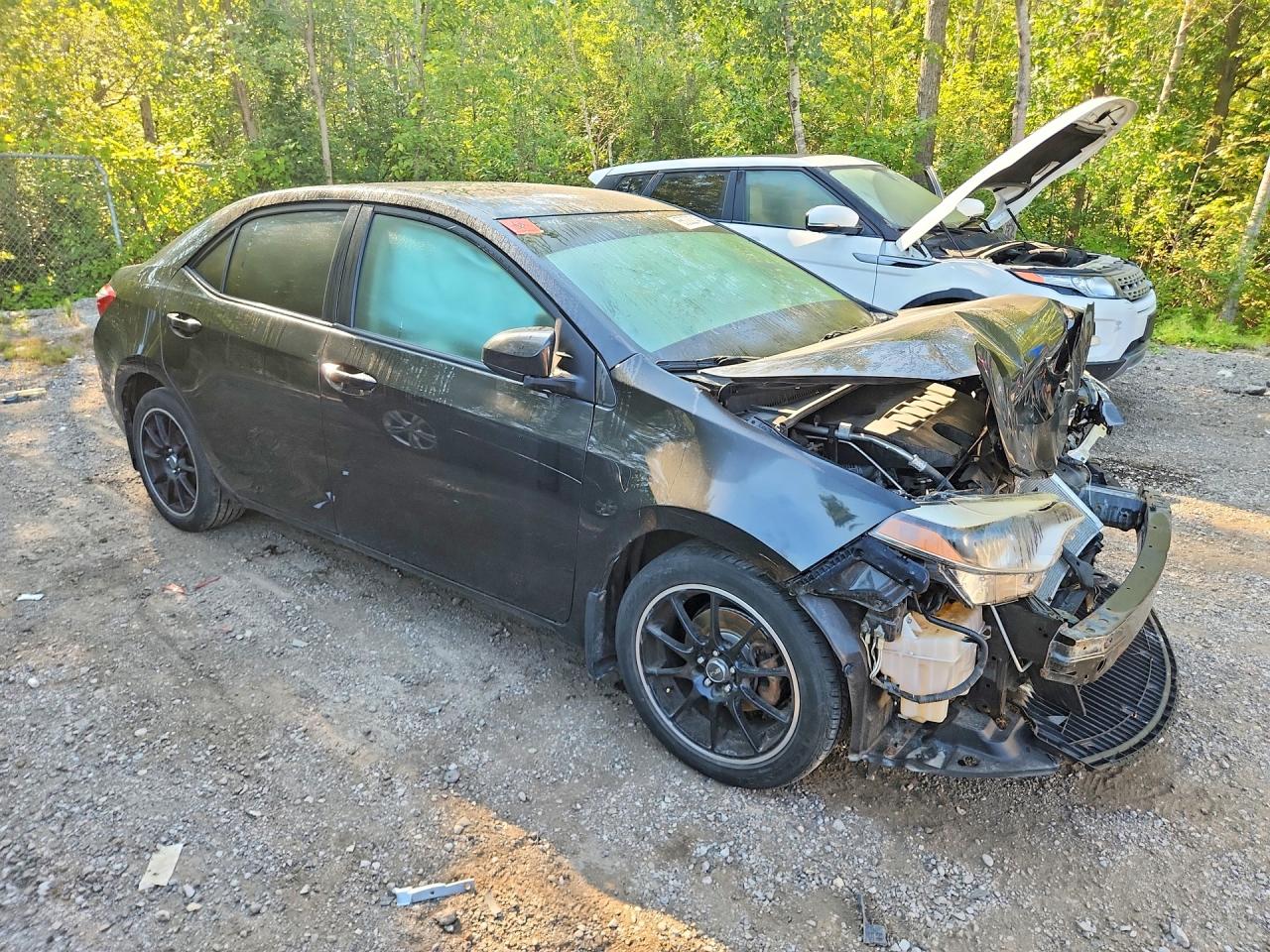 2014 Toyota Corolla L Black vin: 2T1BURHE9EC081482