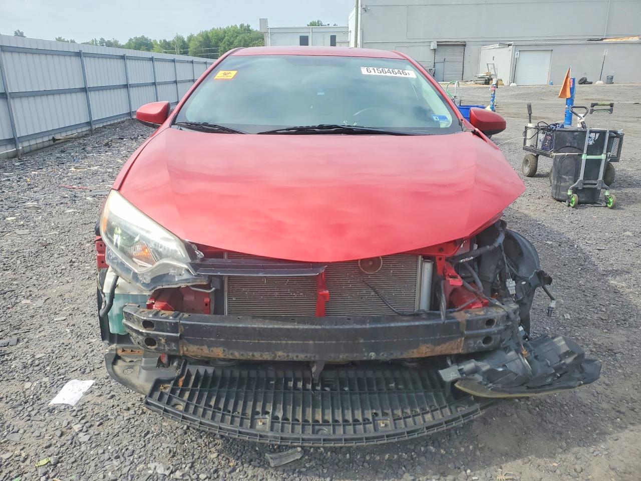 2014 Toyota Corolla Le Красный vin: 2T1BURHE9EC084463